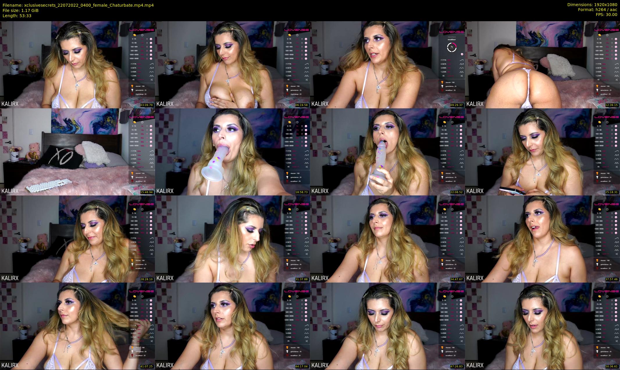 xclusivesecrets — 54 minute Chaturbate female cam show recording, 1080p, Jul 22, 2022