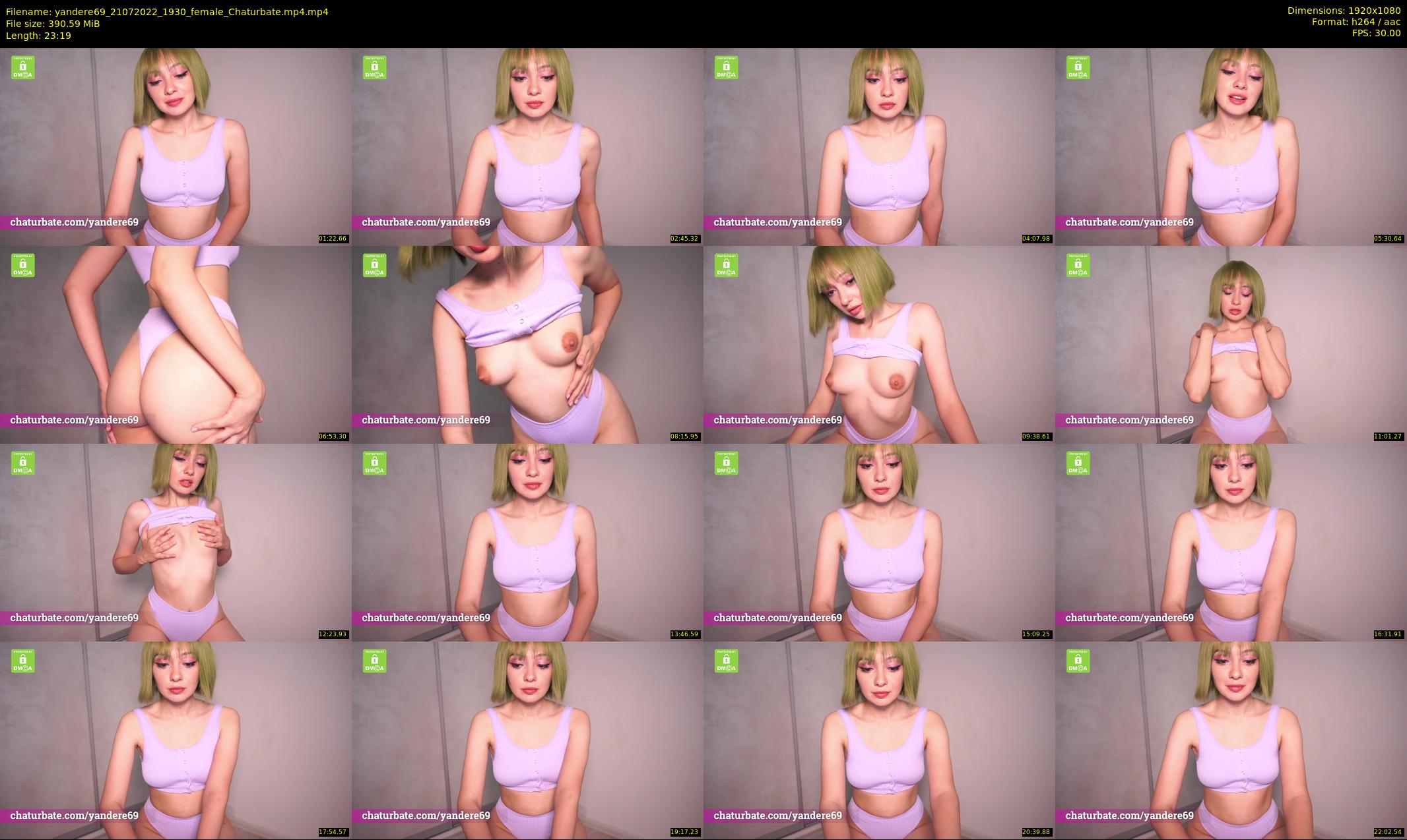 yandere69 — 24 minute Chaturbate female cam show recording, 1080p, Jul 21, 2022