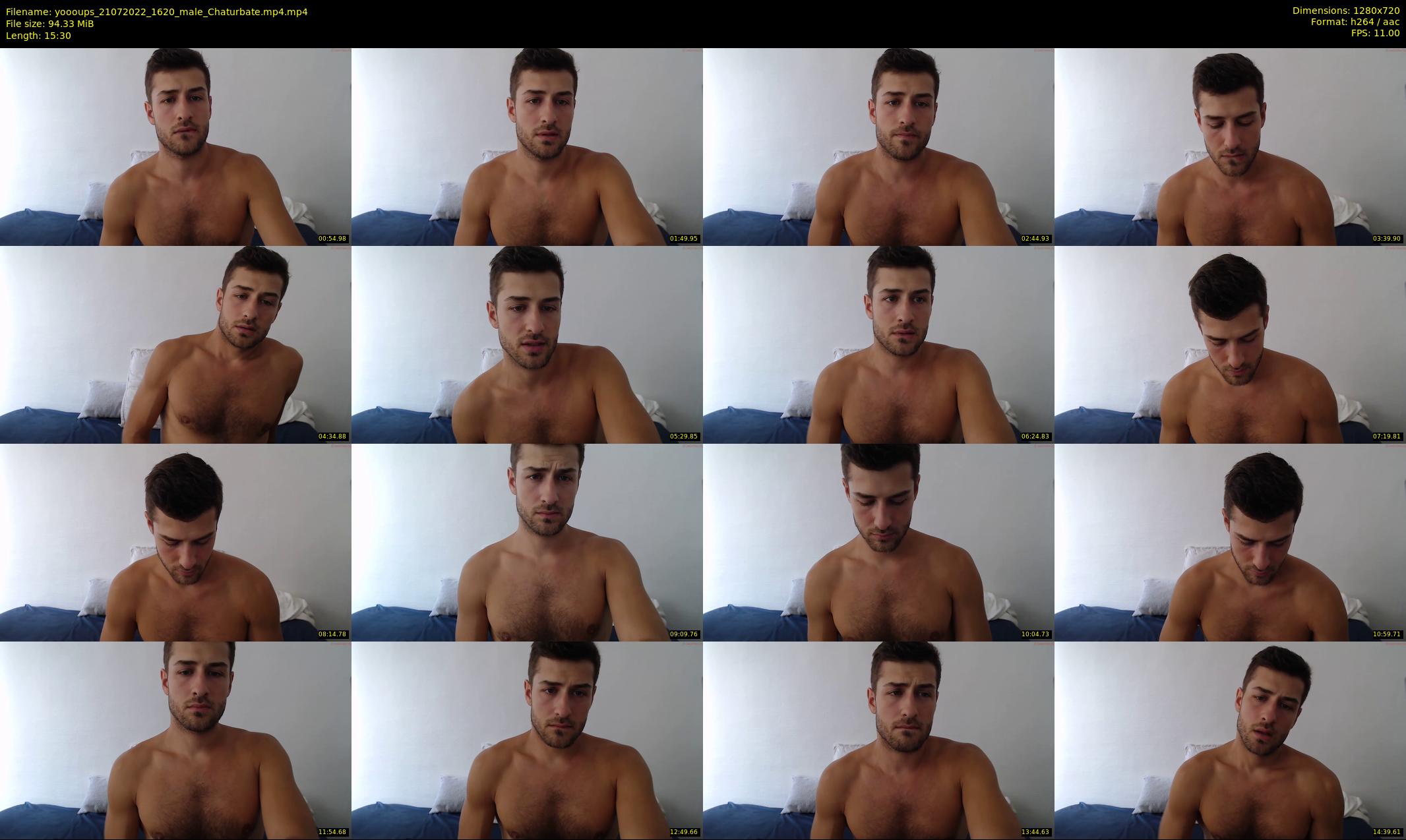 yoooups — 16 minute Chaturbate male cam show recording, 720p, Jul 21, 2022