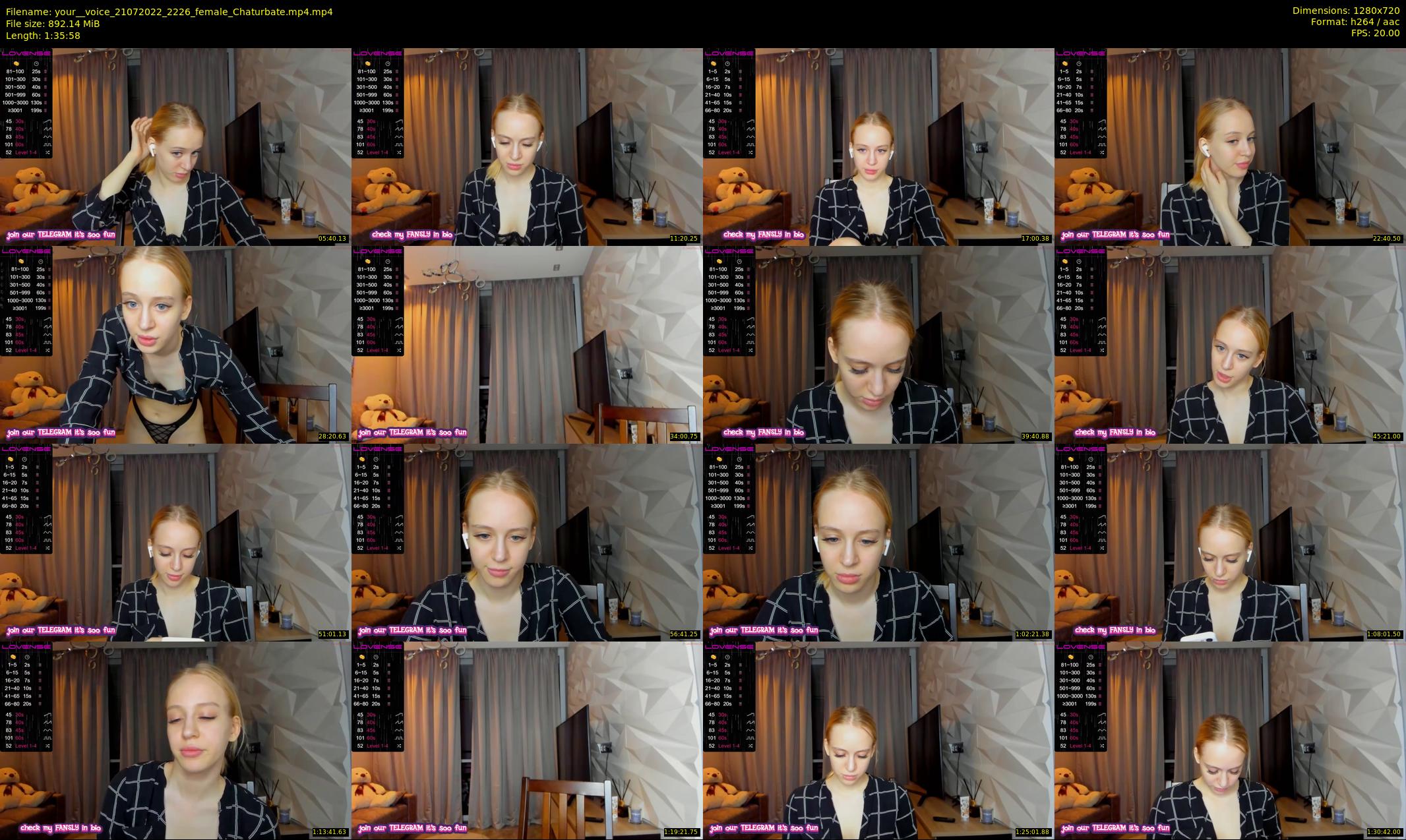 your__voice — 96 minute Chaturbate female cam show recording, 720p, Jul 21, 2022