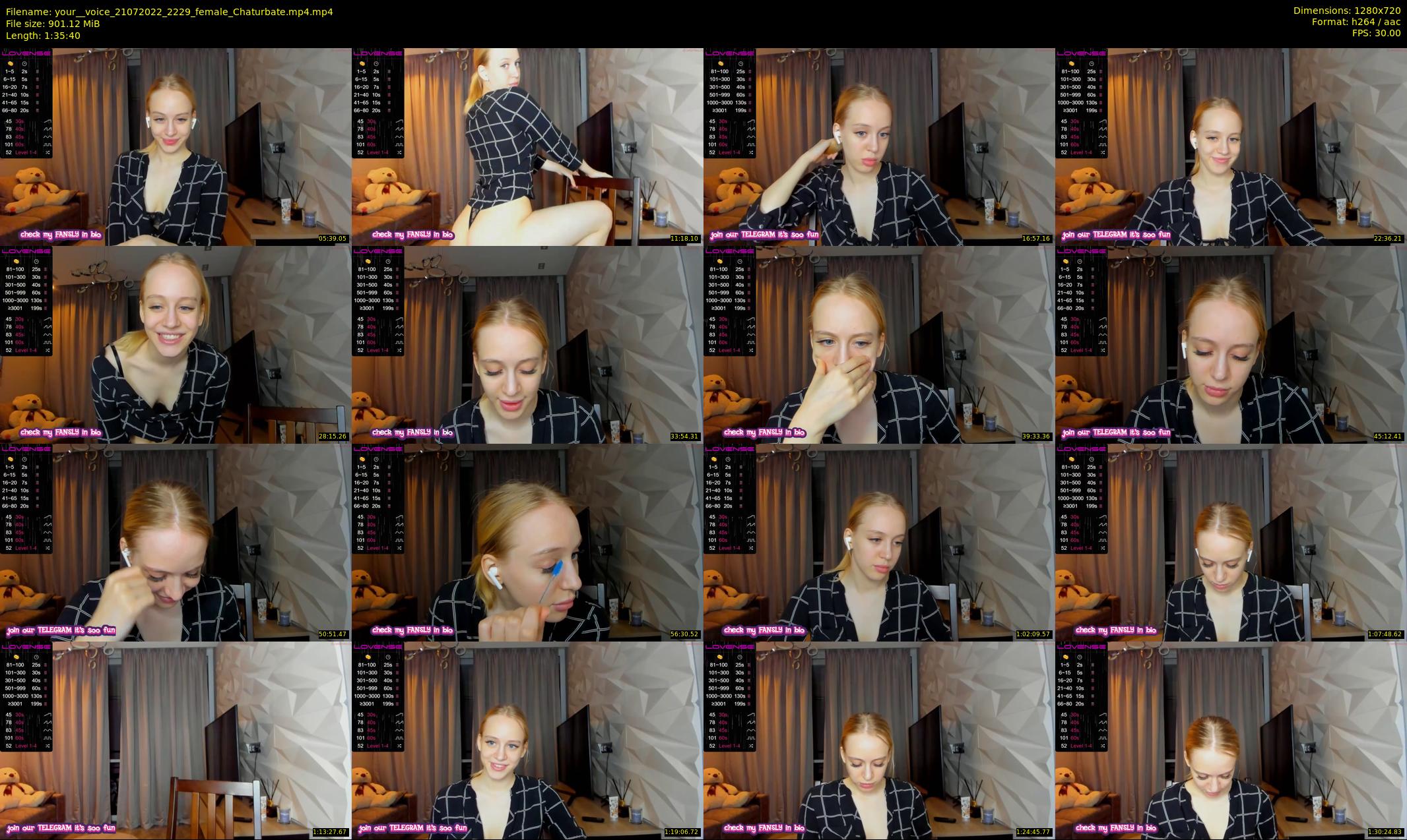 your__voice — 96 minute Chaturbate female cam show recording, 720p, Jul 21, 2022