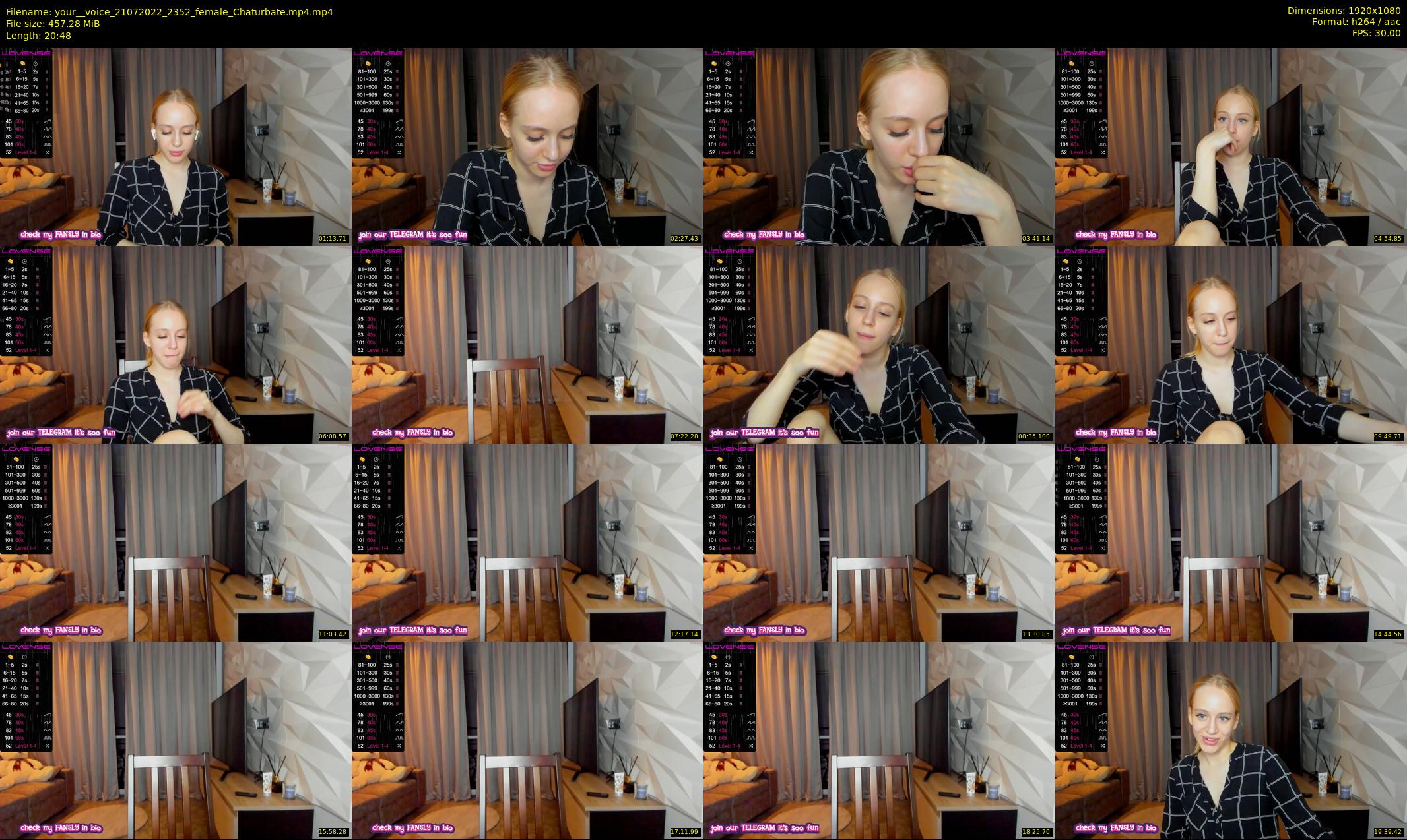 your__voice — 21 minute Chaturbate female cam show recording, 1080p, Jul 21, 2022