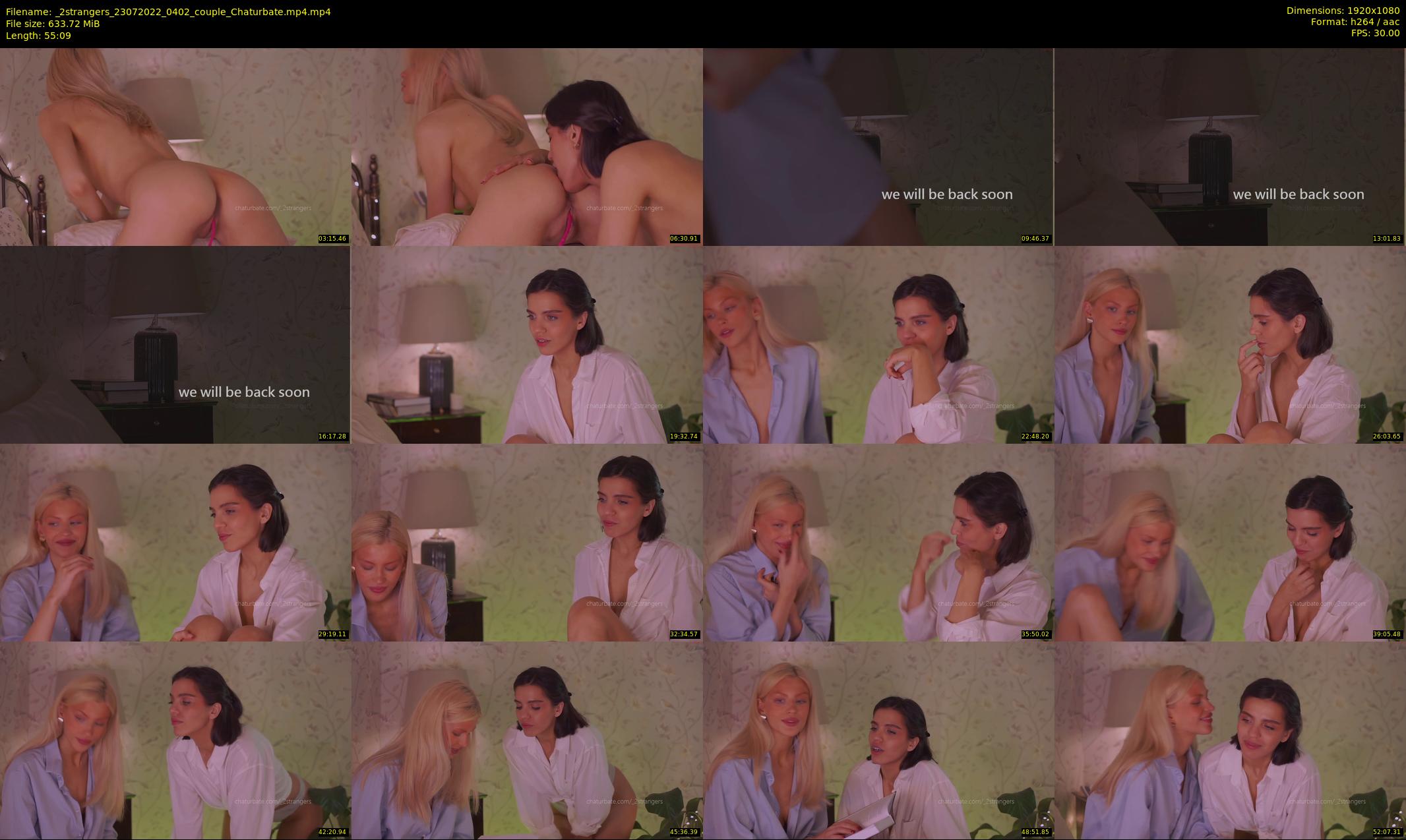_2strangers — 56 minute Chaturbate couple cam show recording, 1080p, Jul 23, 2022