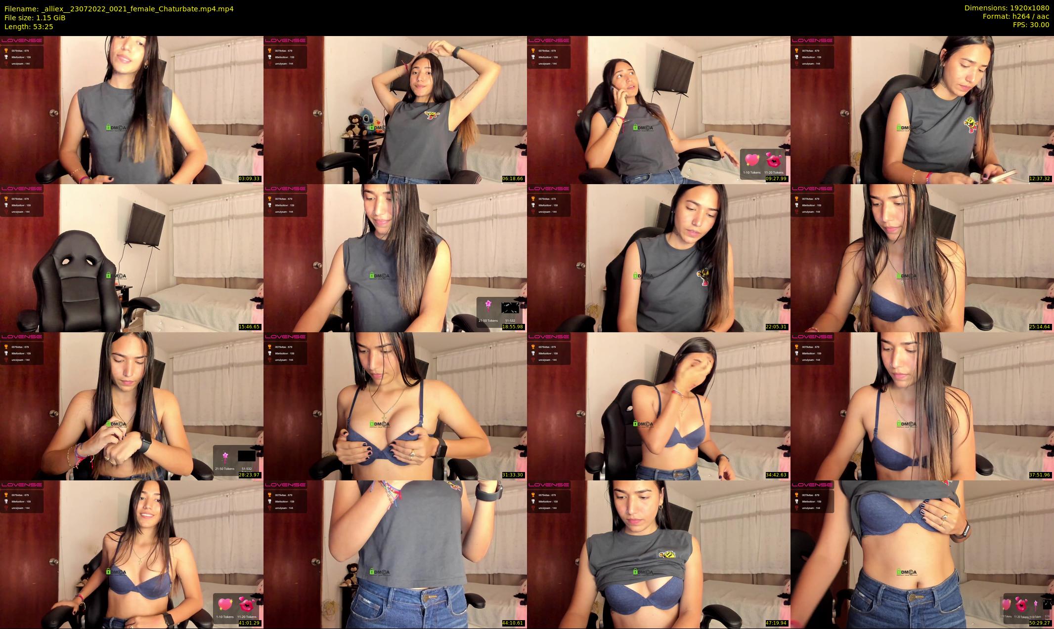_alliex_ — 54 minute Chaturbate female cam show recording, 1080p, Jul 23, 2022