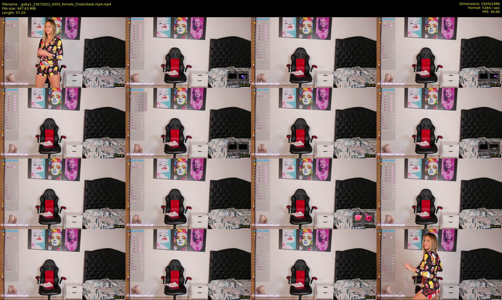 _gaby1 — 58 minute Chaturbate female cam show recording, 1080p, Jul 23, 2022