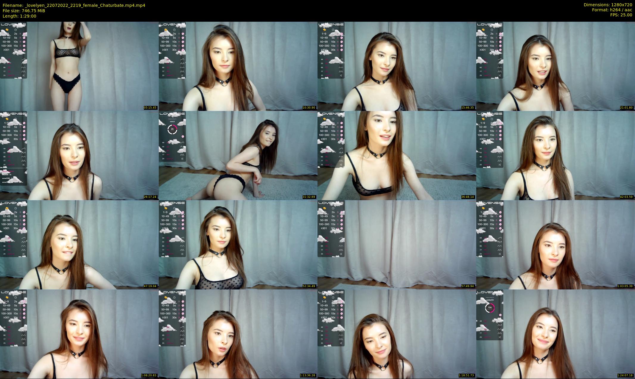 _lovelyen — 89 minute Chaturbate female cam show recording, 720p, Jul 22, 2022