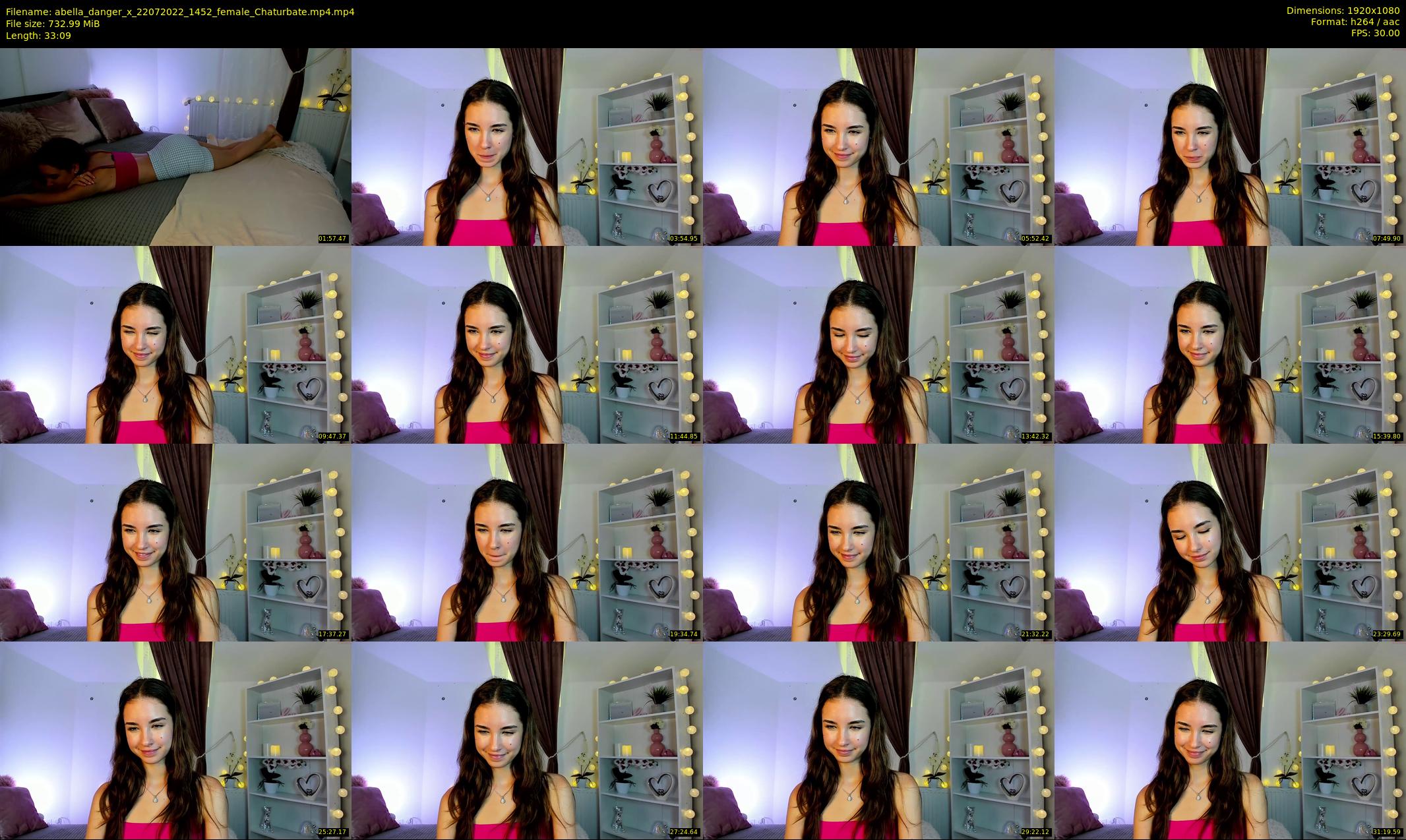 abella_danger_x — 34 minute Chaturbate female cam show recording, 1080p, Jul 22, 2022