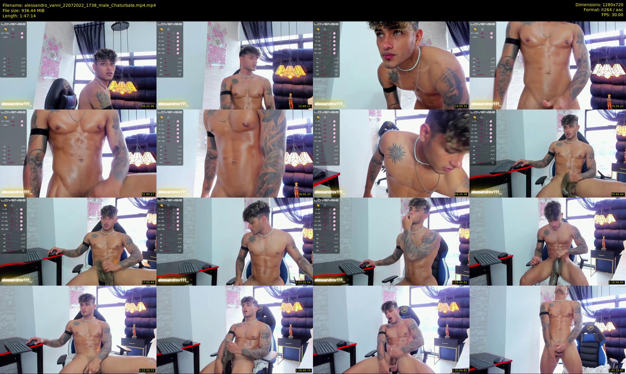 alessandro_vanni — 108 minute Chaturbate male cam show recording, 720p, Jul 22, 2022