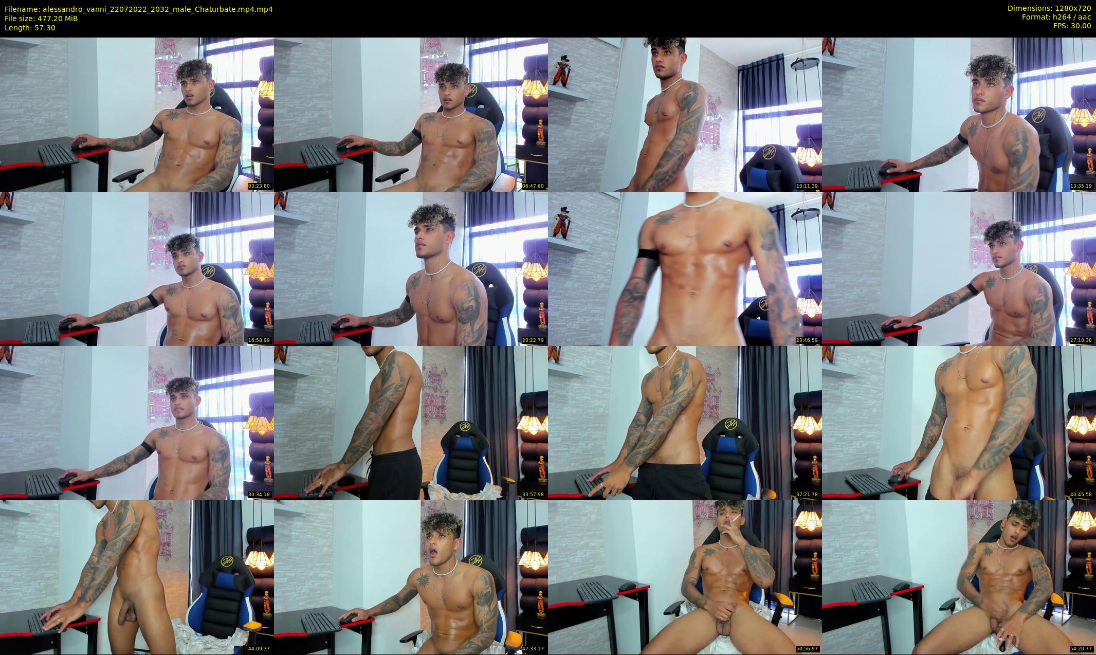 alessandro_vanni — 58 minute Chaturbate male cam show recording, 720p, Jul 22, 2022