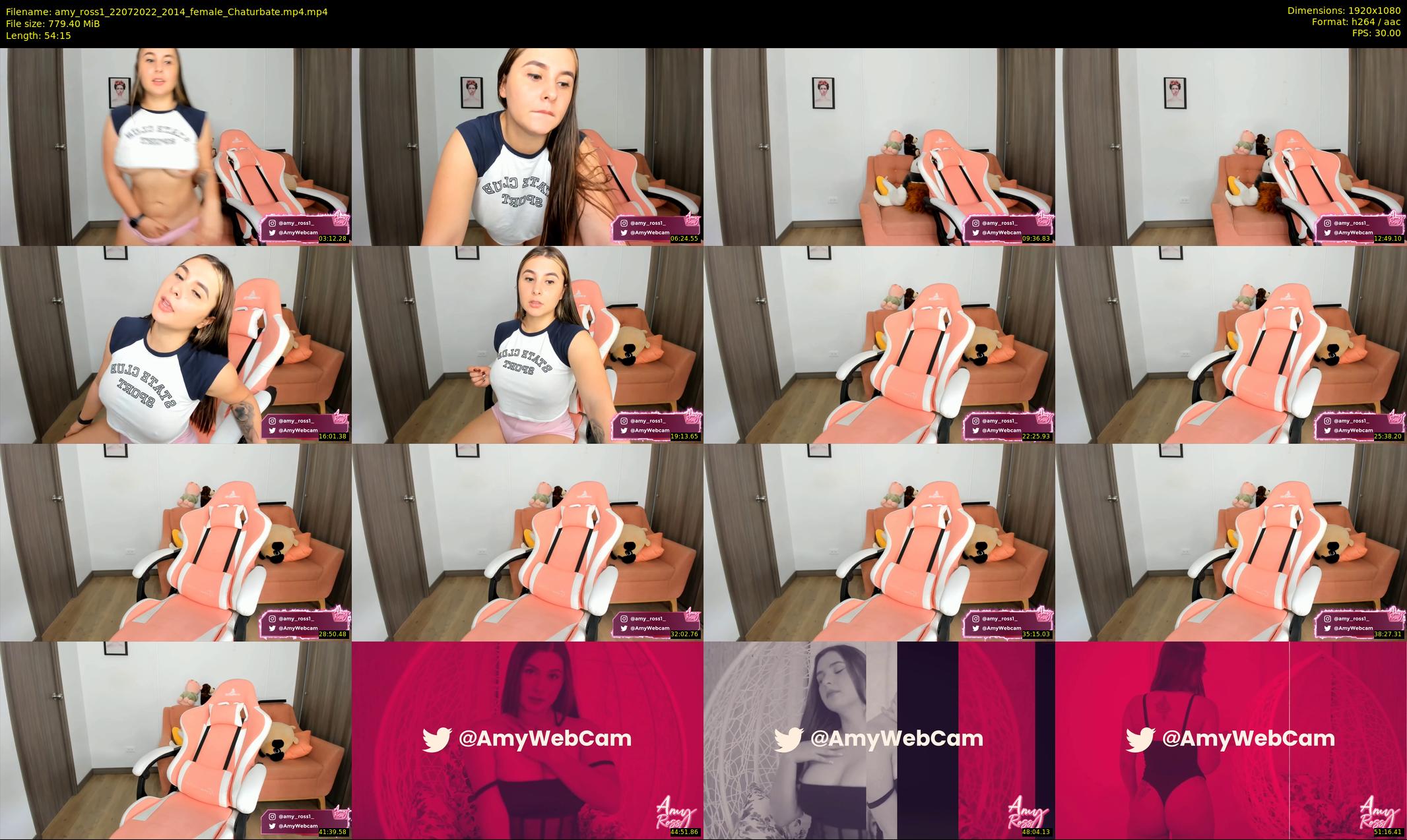 amy_ross1 — 55 minute Chaturbate female cam show recording, 1080p, Jul 22, 2022