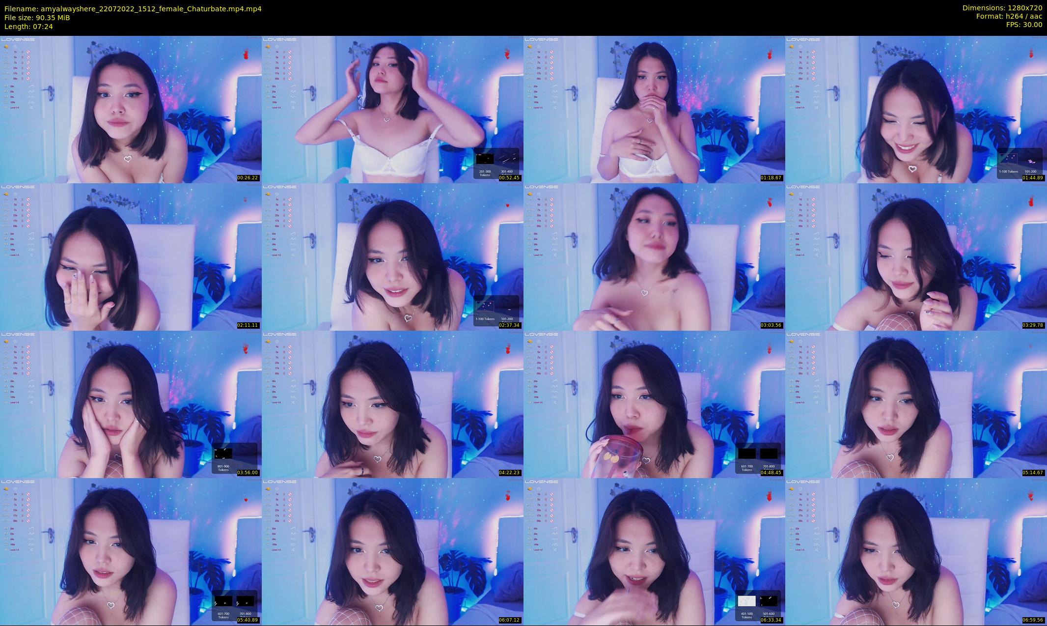 amyalwayshere — 8 minute Chaturbate female cam show recording, 720p, Jul 22, 2022
