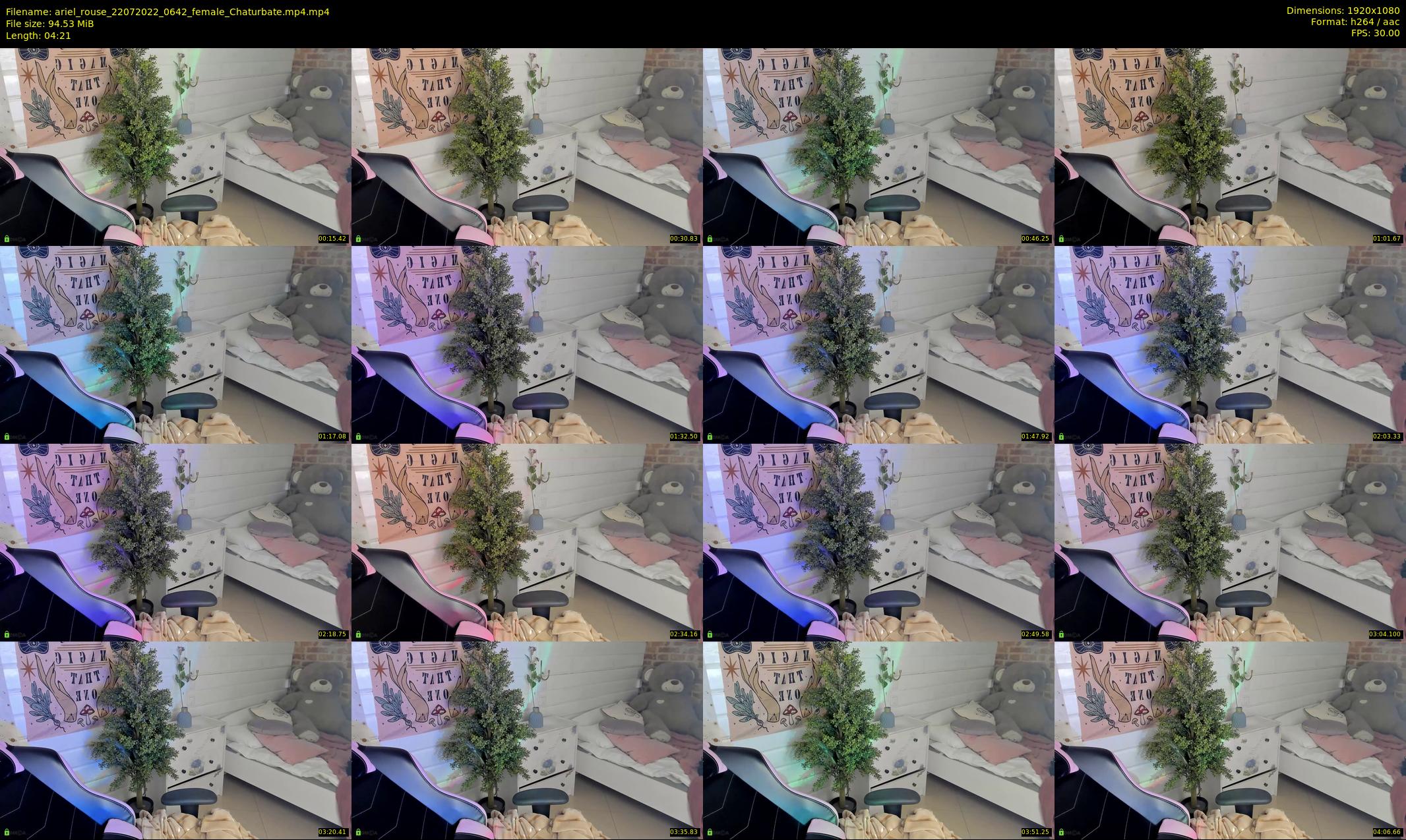 ariel_rouse — 5 minute Chaturbate female cam show recording, 1080p, Jul 22, 2022