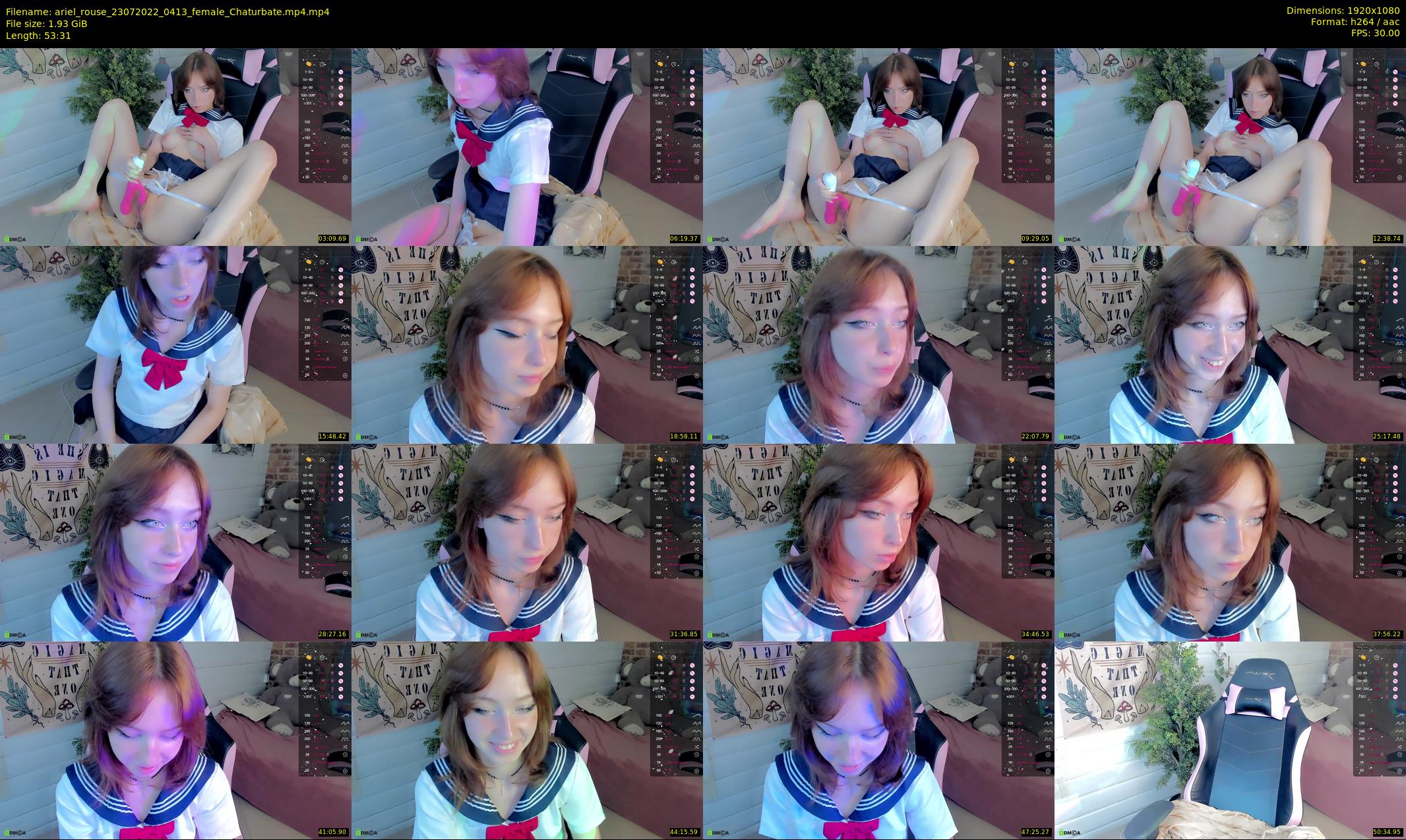 ariel_rouse — 54 minute Chaturbate female cam show recording, 1080p, Jul 23, 2022