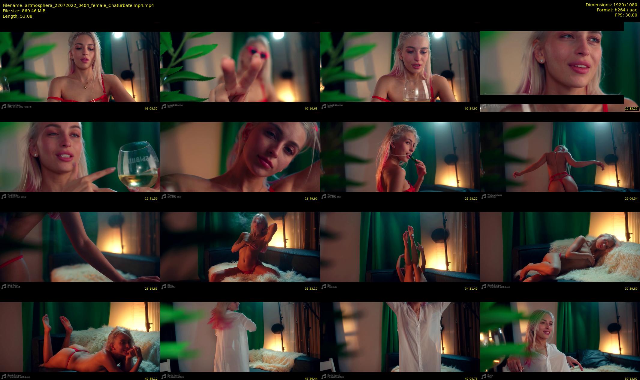 artmosphera — 54 minute Chaturbate female cam show recording, 1080p, Jul 22, 2022