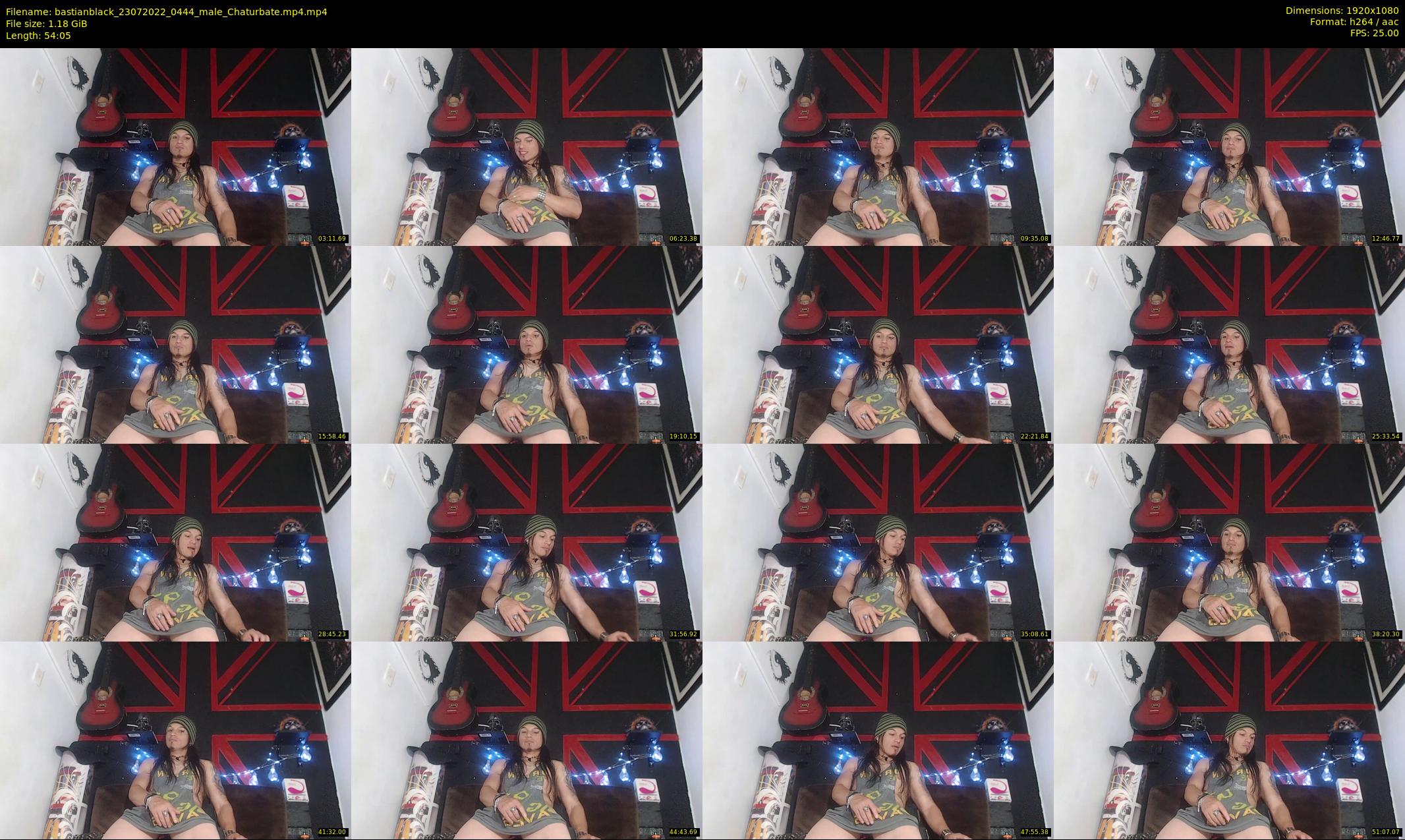 bastianblack — 55 minute Chaturbate male cam show recording, 1080p, Jul 23, 2022