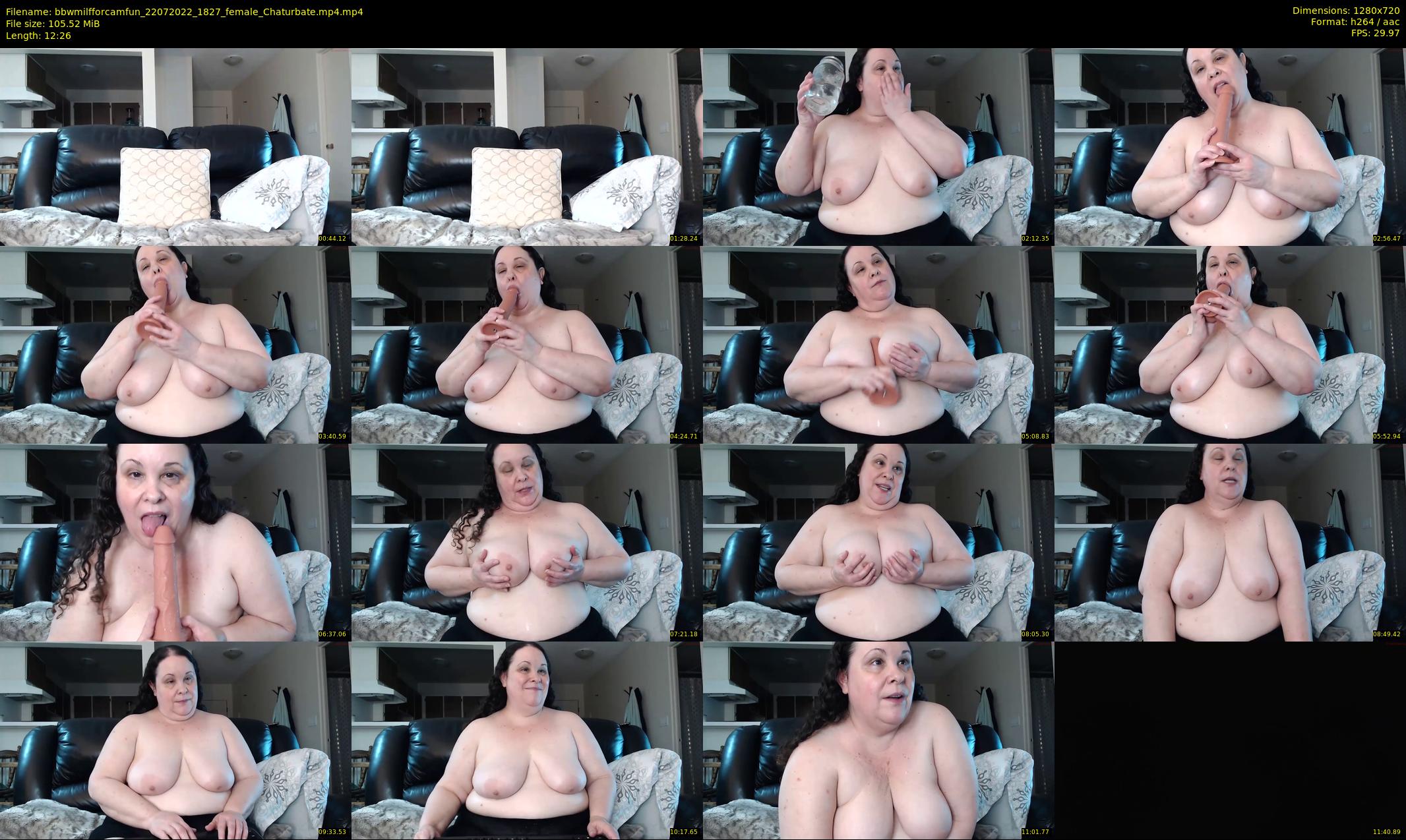 bbwmilfforcamfun — 13 minute Chaturbate female cam show recording, 720p, Jul 22, 2022