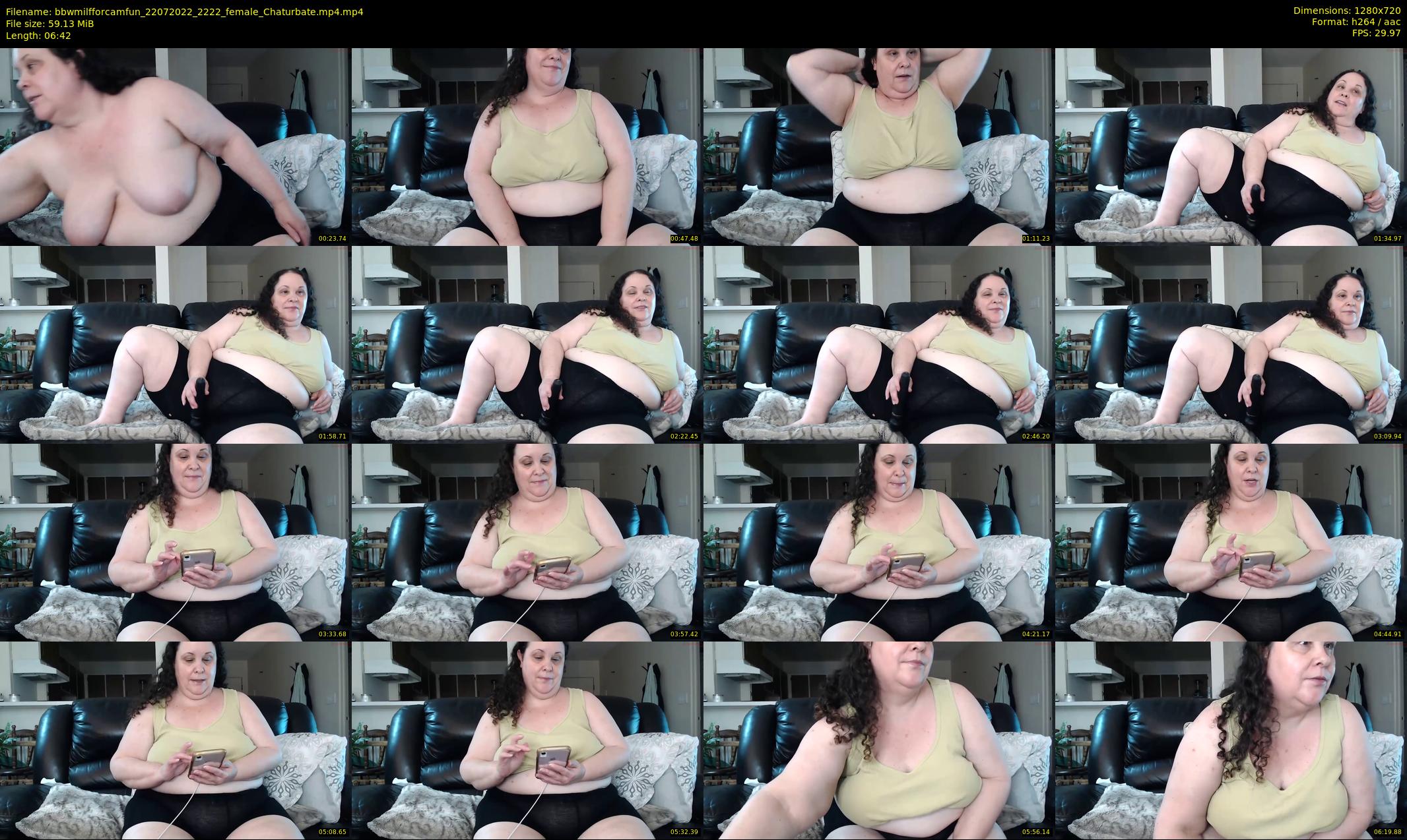 bbwmilfforcamfun — 7 minute Chaturbate female cam show recording, 720p, Jul 22, 2022