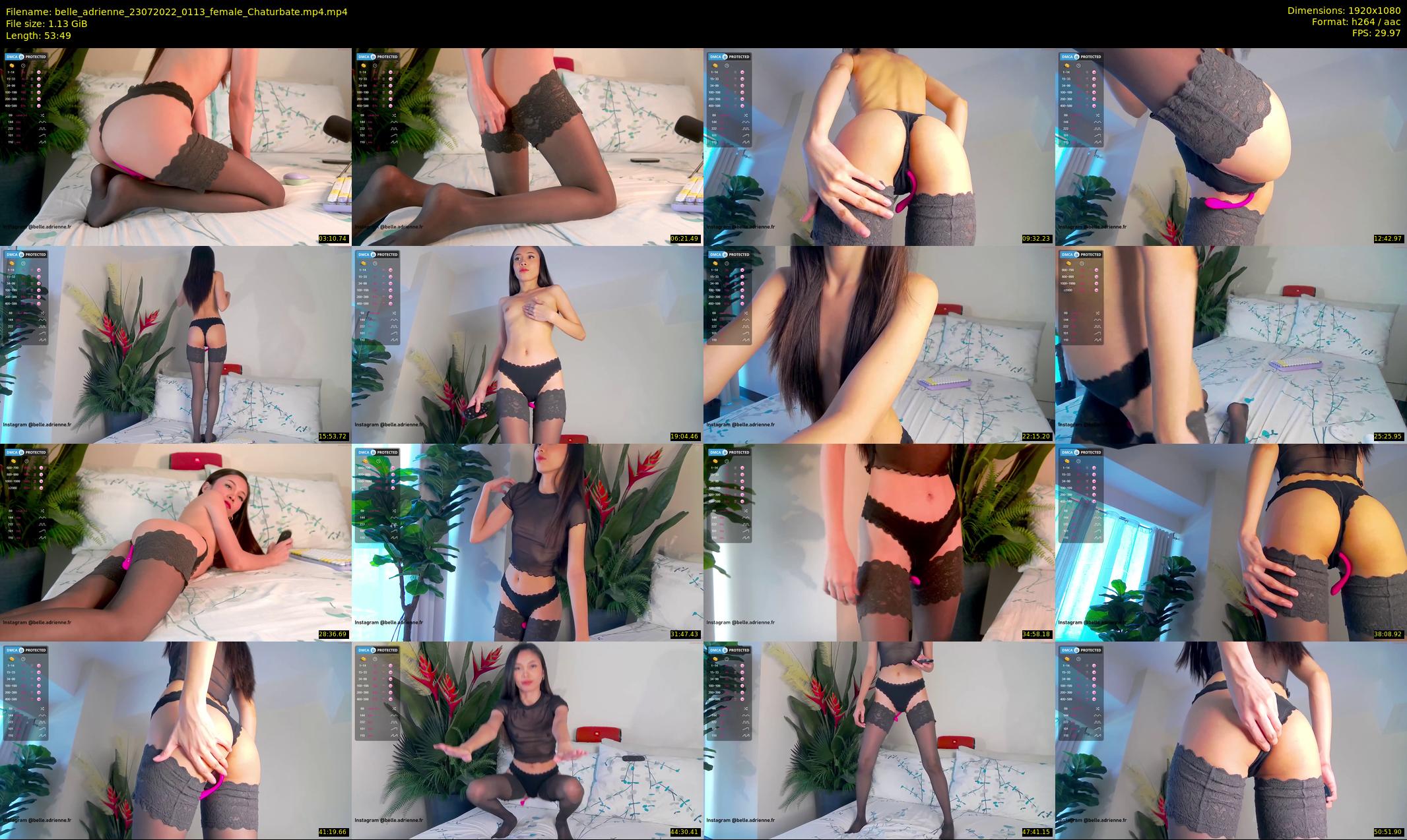 belle_adrienne — 54 minute Chaturbate couple cam show recording, 1080p, Jul 23, 2022