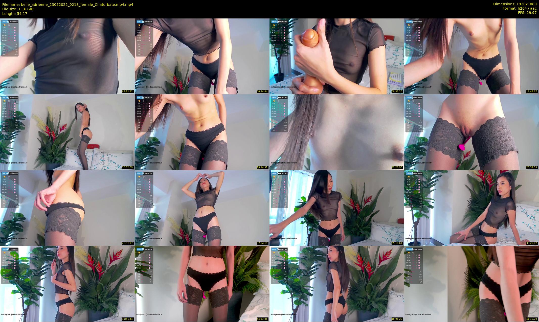 belle_adrienne — 55 minute Chaturbate couple cam show recording, 1080p, Jul 23, 2022