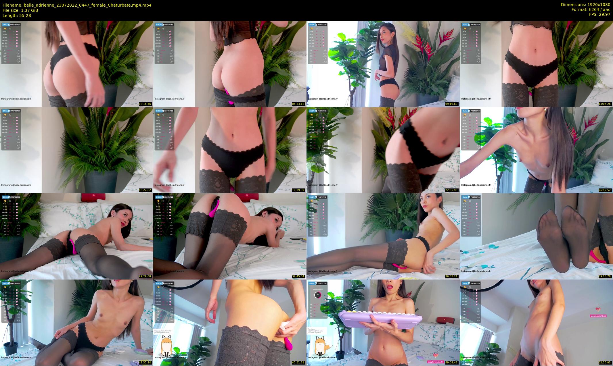 belle_adrienne — 56 minute Chaturbate couple cam show recording, 1080p, Jul 23, 2022