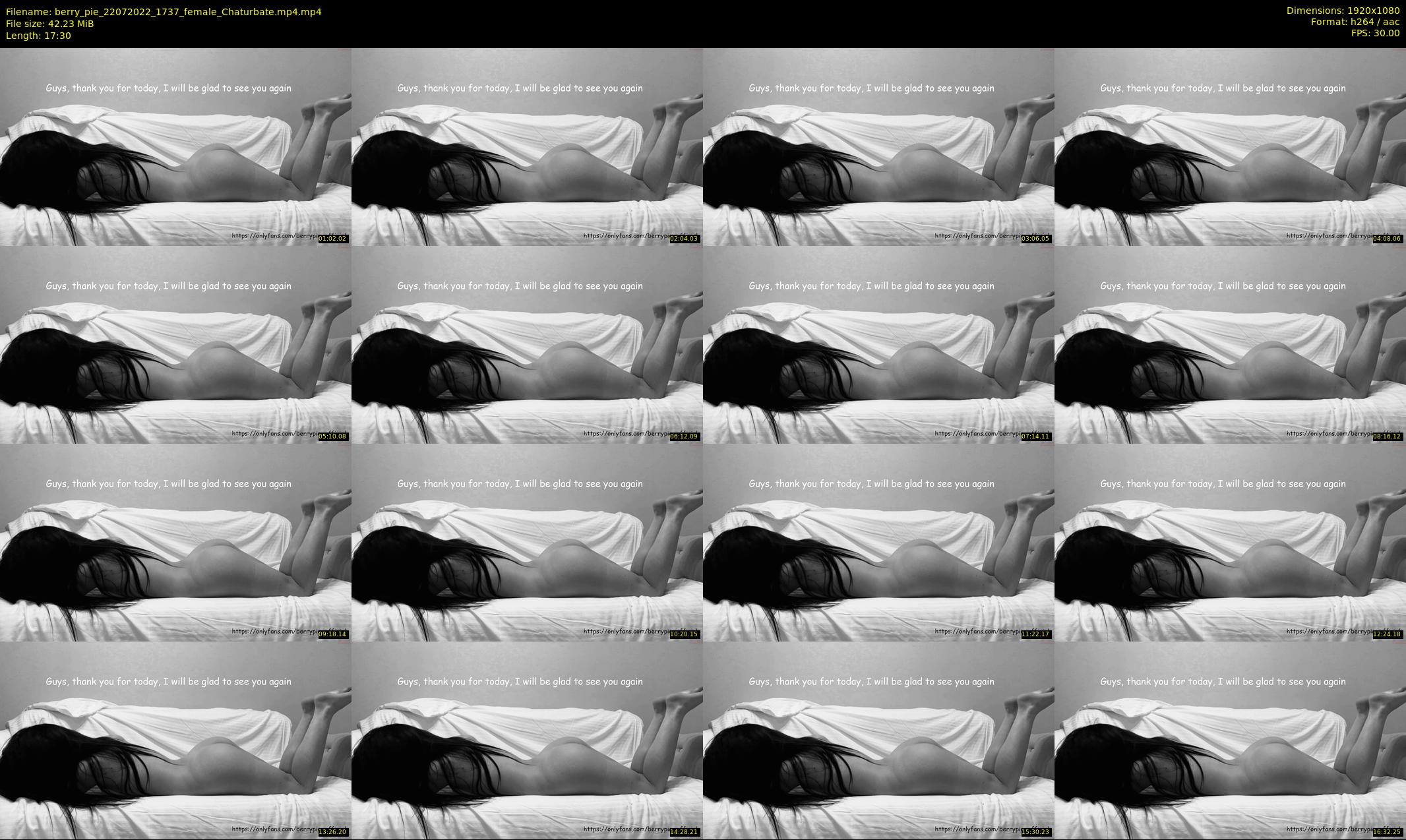 berry_pie — 18 minute Chaturbate female cam show recording, 1080p, Jul 22, 2022