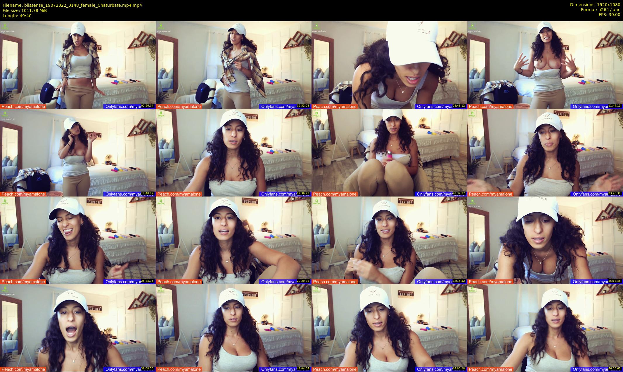 blissense — 50 minute Chaturbate female cam show recording, 1080p, Jul 19, 2022