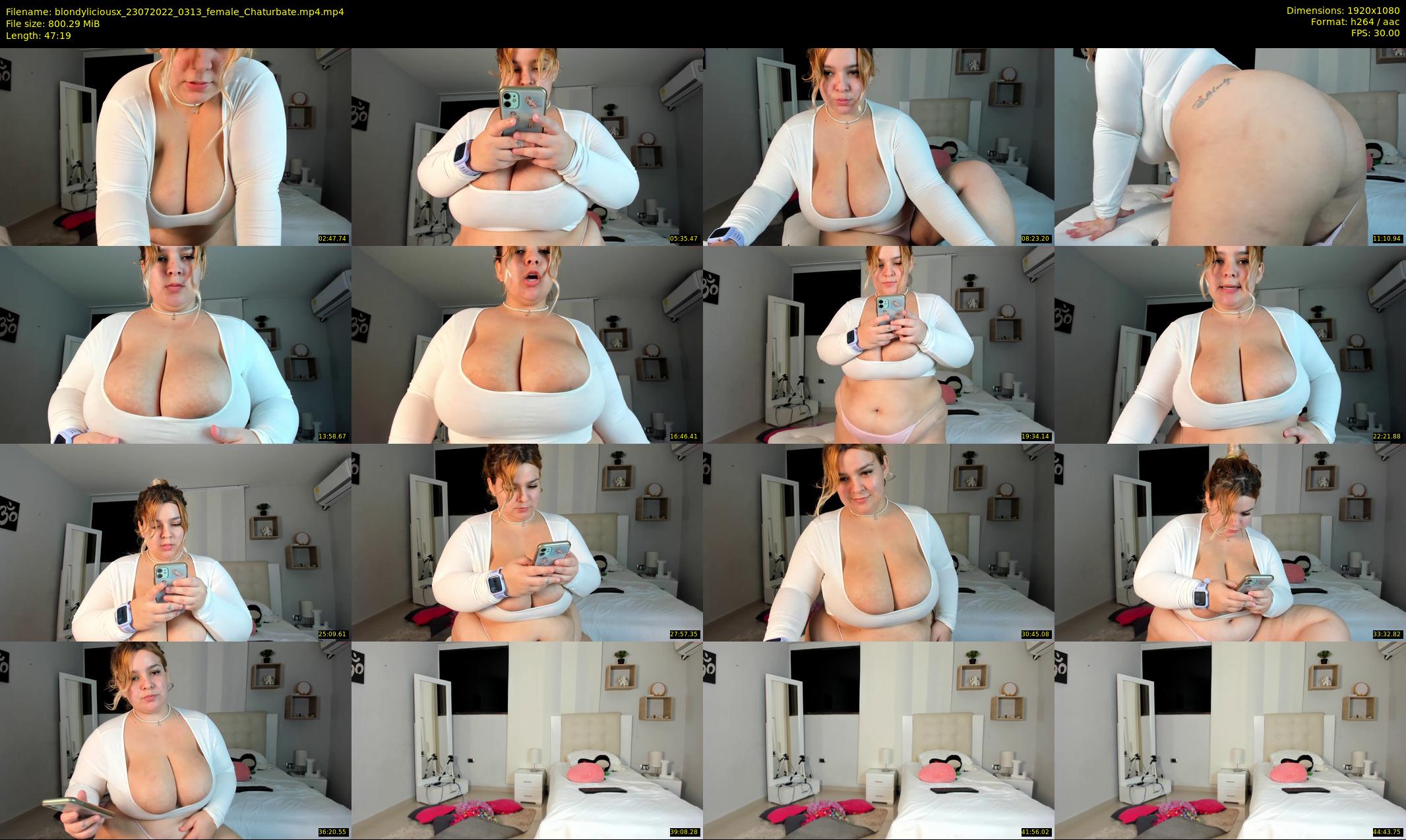 blondyliciousx — 48 minute Chaturbate female cam show recording, 1080p, Jul 23, 2022