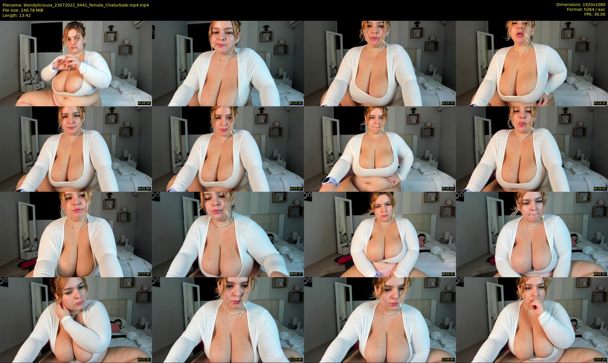 blondyliciousx — 14 minute Chaturbate female cam show recording, 1080p, Jul 23, 2022