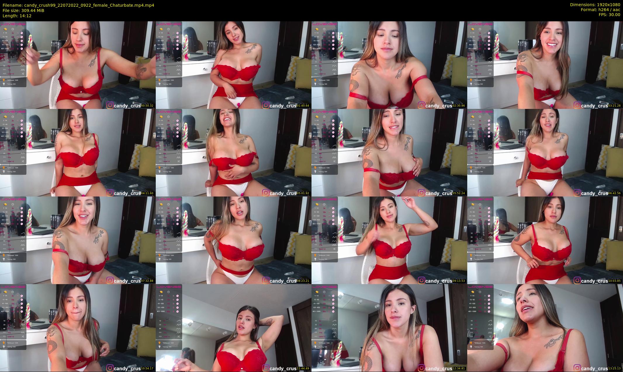 candy_crush99 — 15 minute Chaturbate female cam show recording, 1080p, Jul 22, 2022