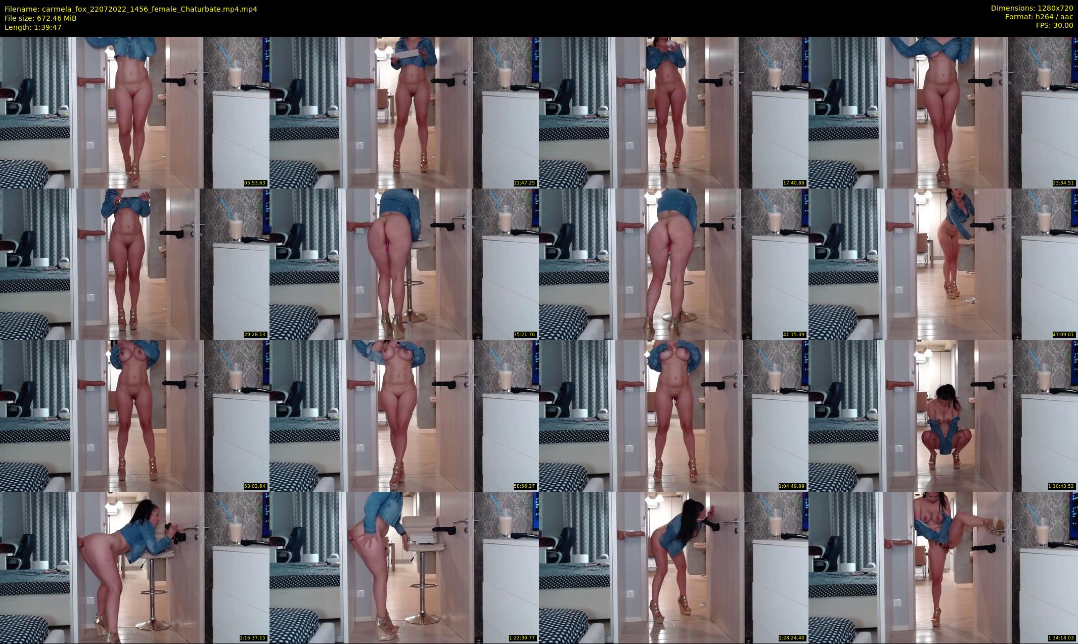 carmela_fox — 100 minute Chaturbate female cam show recording, 720p, Jul 22, 2022