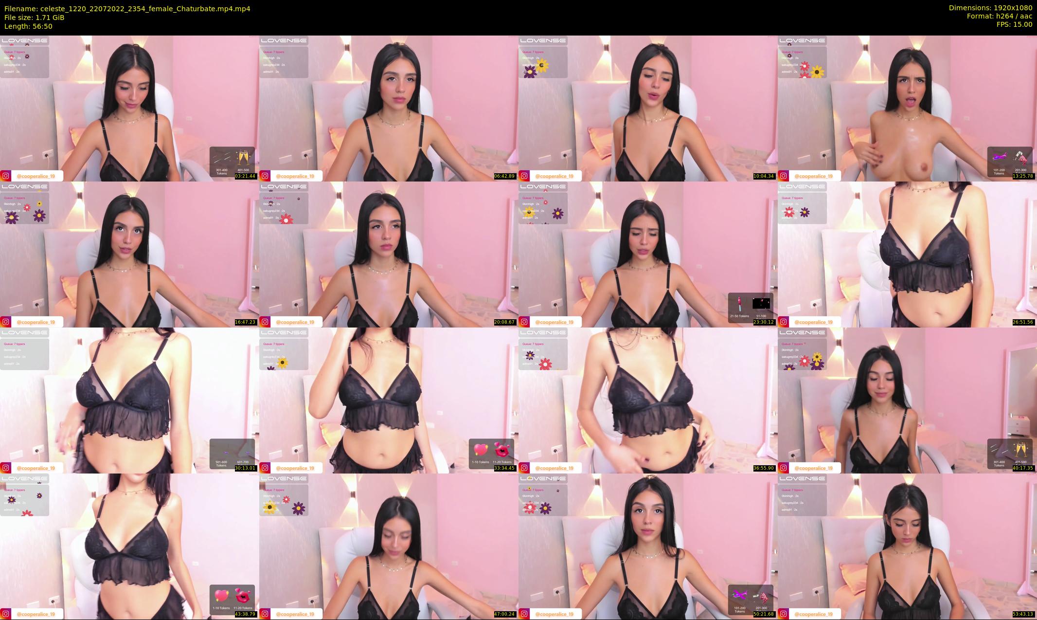 celeste_1220 — 57 minute Chaturbate female cam show recording, 1080p, Jul 22, 2022