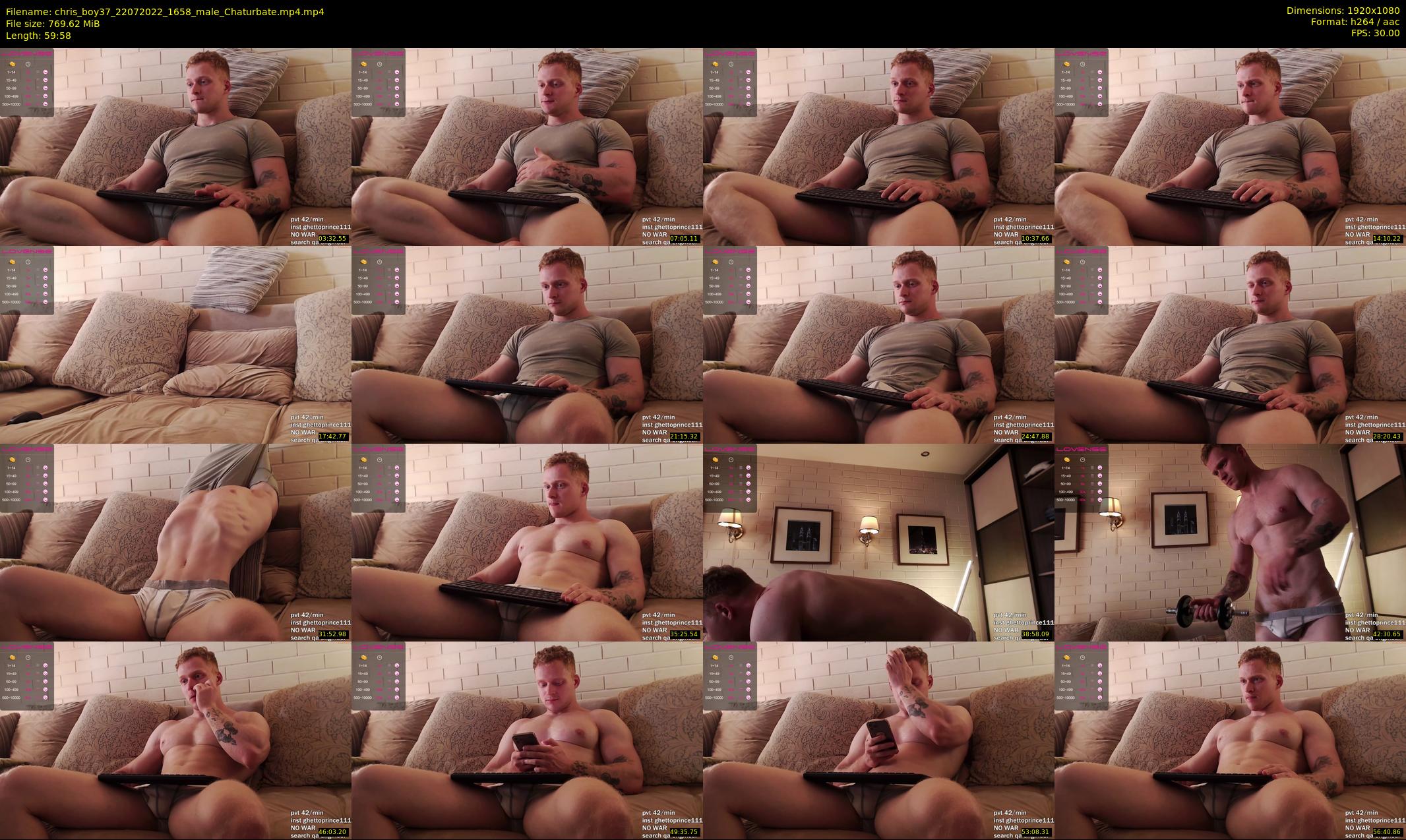 chris_boy37 — 60 minute Chaturbate male cam show recording, 1080p, Jul 22, 2022