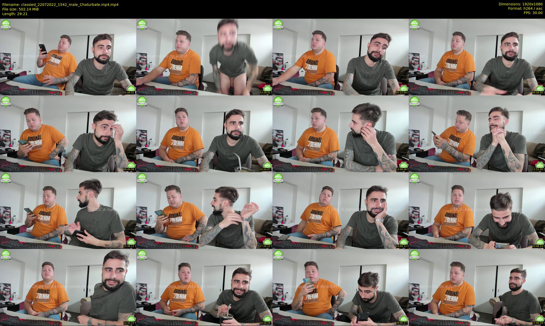 classied — 30 minute Chaturbate male cam show recording, 1080p, Jul 22, 2022