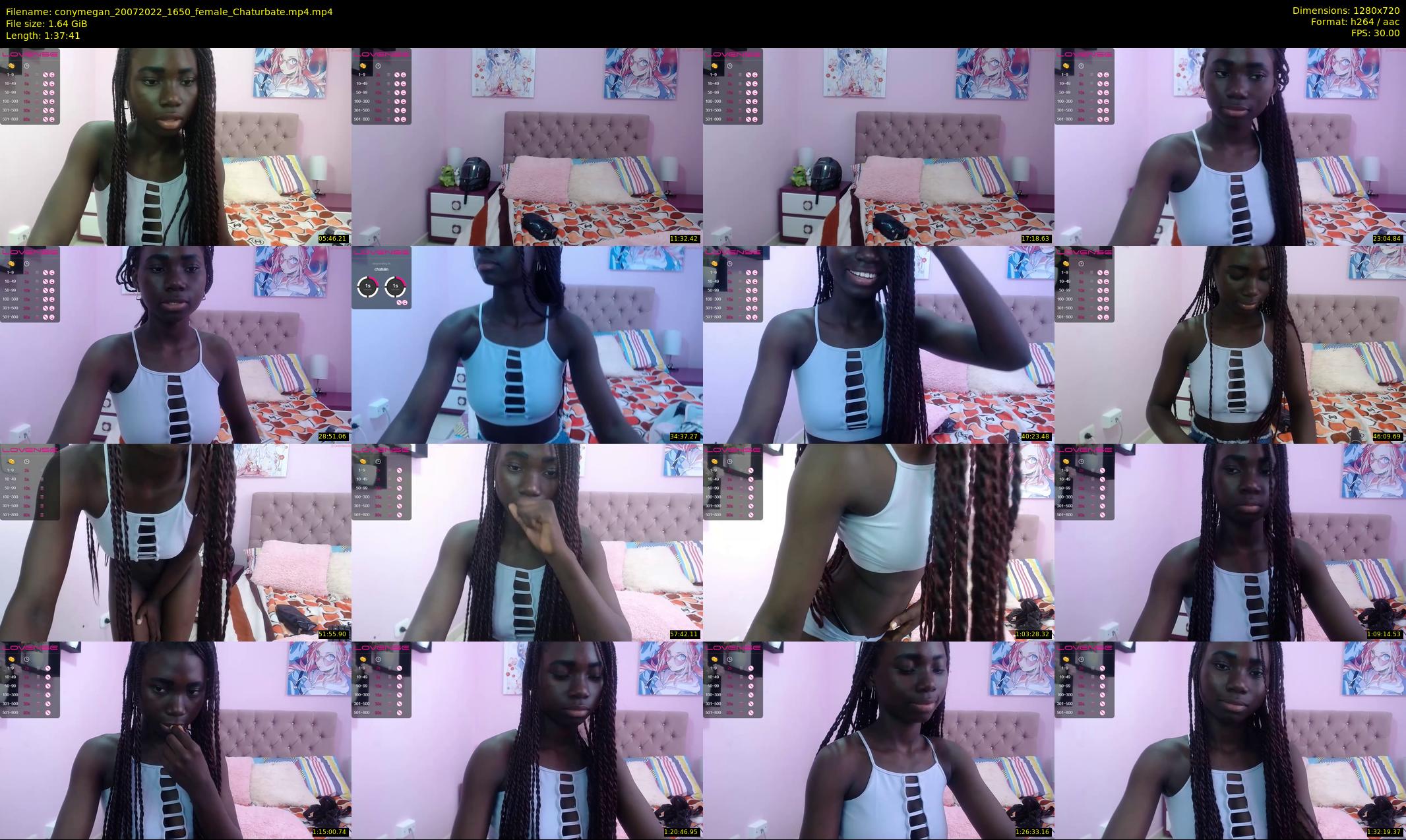 conymegan — 98 minute Chaturbate female cam show recording, 720p, Jul 20, 2022