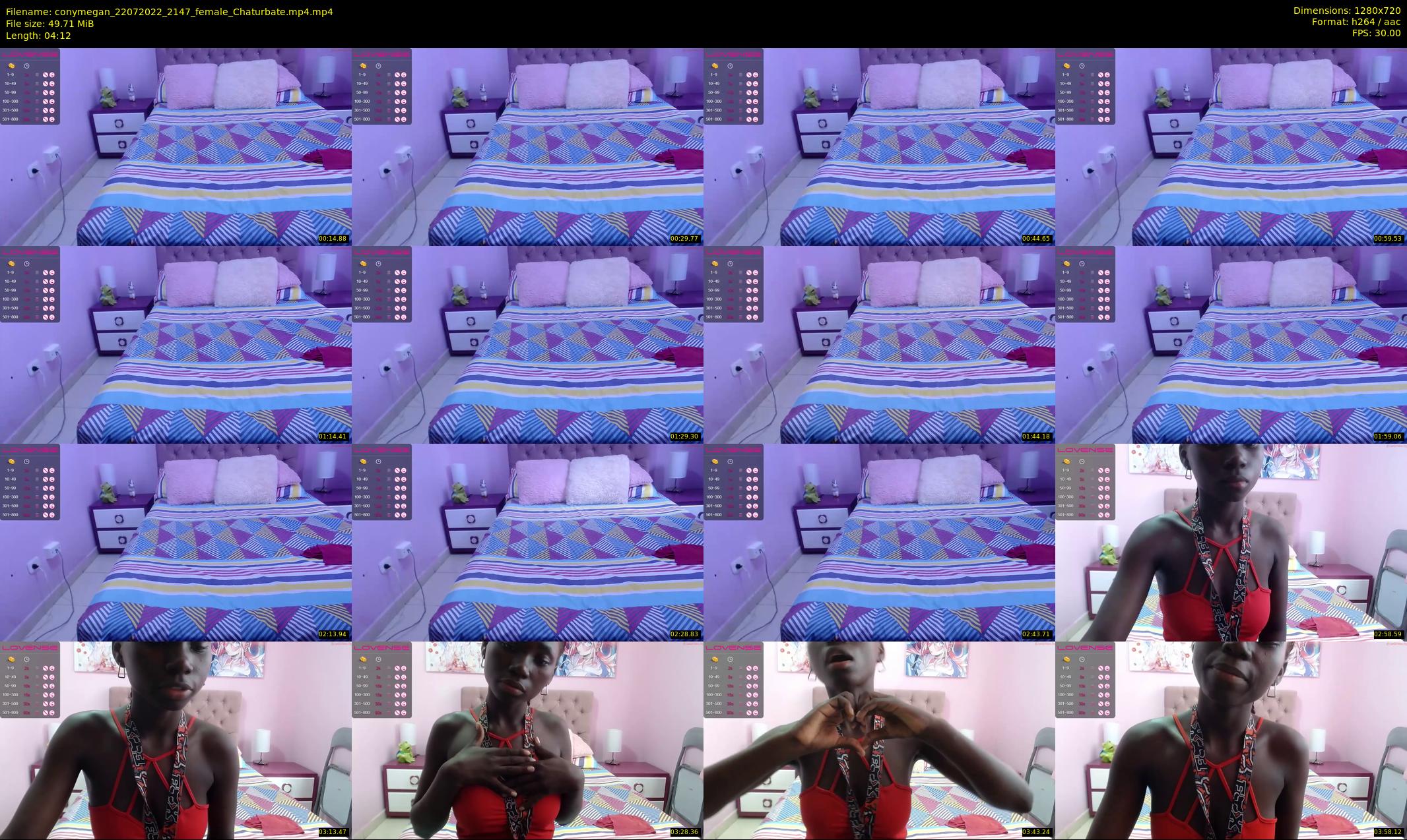 conymegan — 5 minute Chaturbate female cam show recording, 720p, Jul 22, 2022
