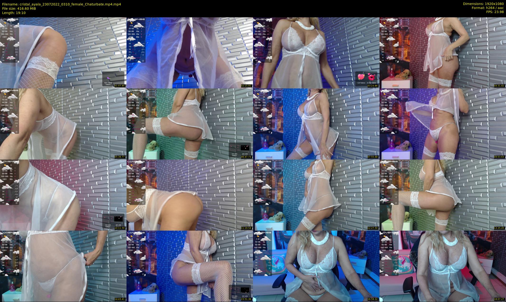 cristal_ayala — 20 minute Chaturbate female cam show recording, 1080p, Jul 23, 2022