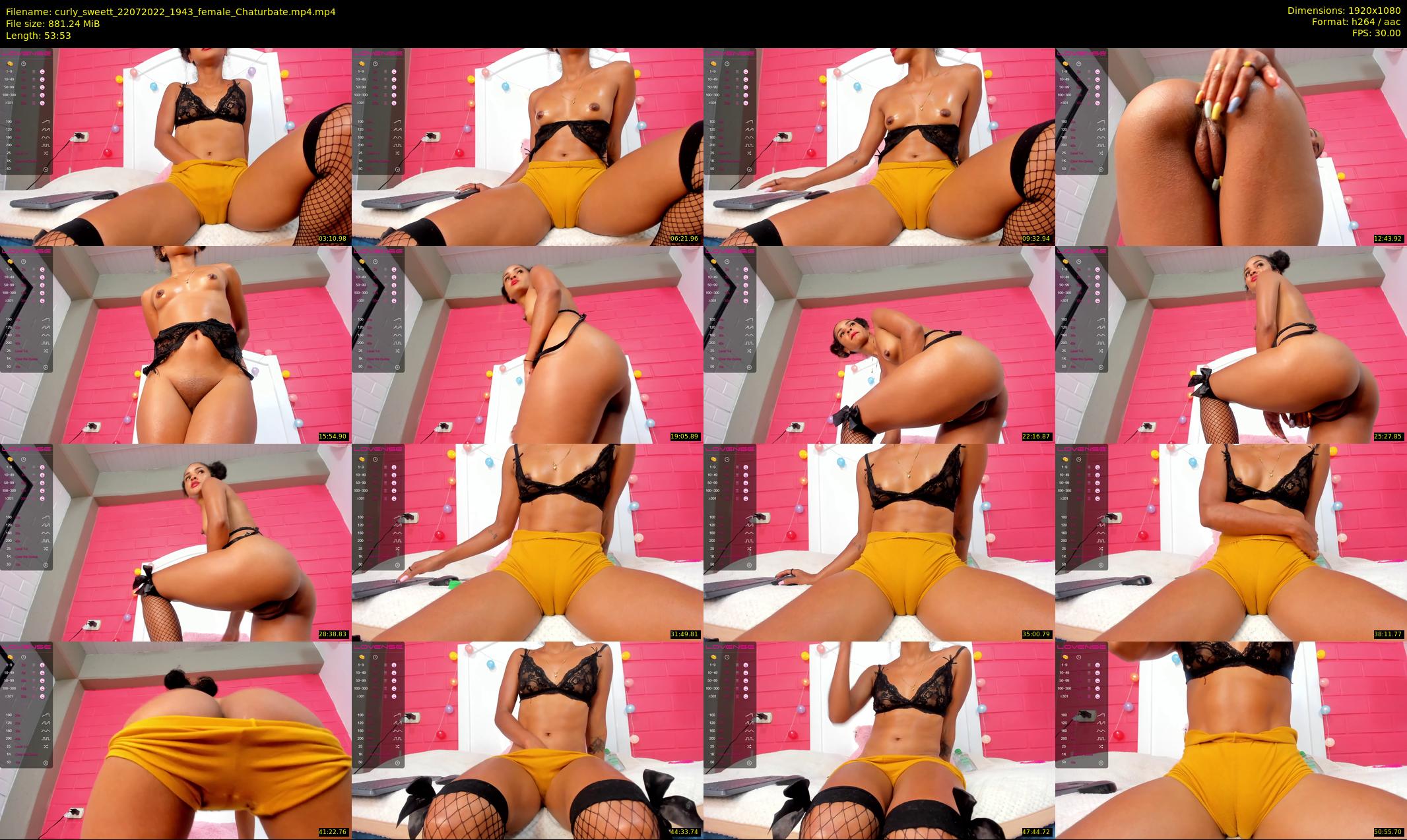 curly_sweett — 54 minute Chaturbate female cam show recording, 1080p, Jul 22, 2022