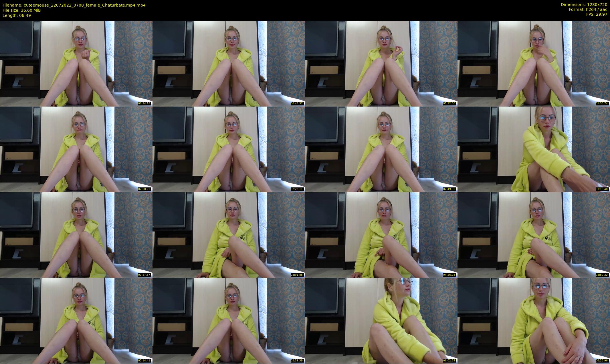 cuteemouse — 7 minute Chaturbate female cam show recording, 720p, Jul 22, 2022