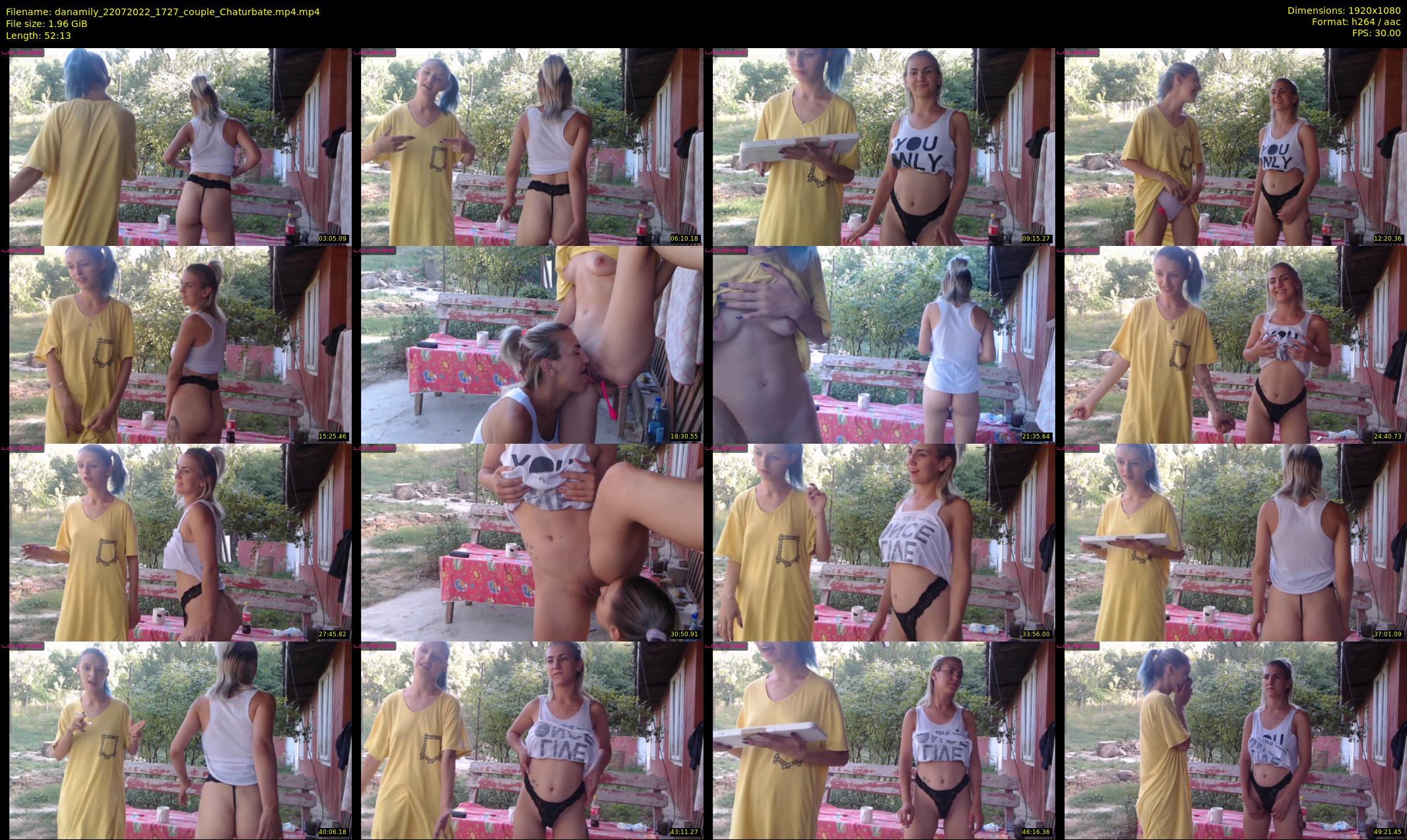 danamily — 53 minute Chaturbate female cam show recording, 1080p, Jul 22, 2022