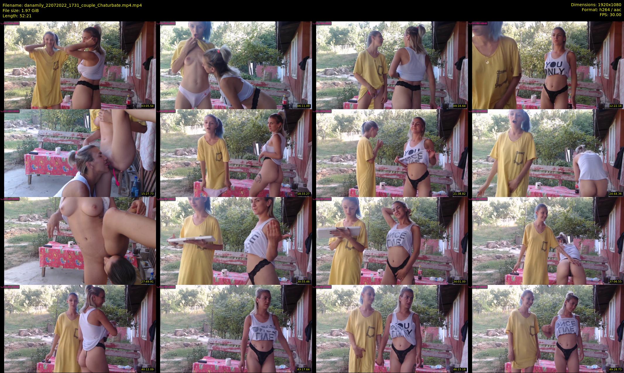 danamily — 53 minute Chaturbate female cam show recording, 1080p, Jul 22, 2022