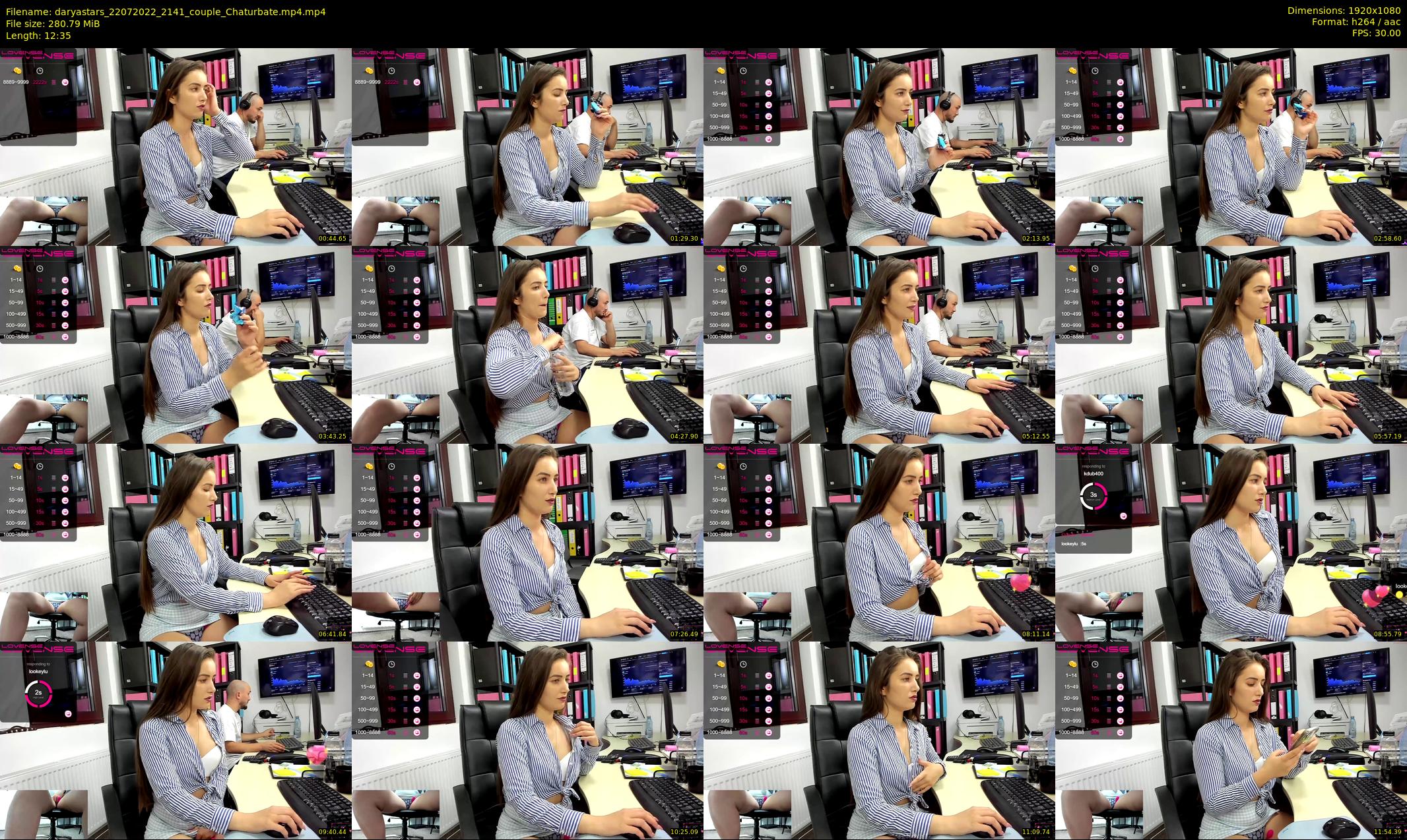 daryastars — 13 minute Chaturbate couple cam show recording, 1080p, Jul 22, 2022