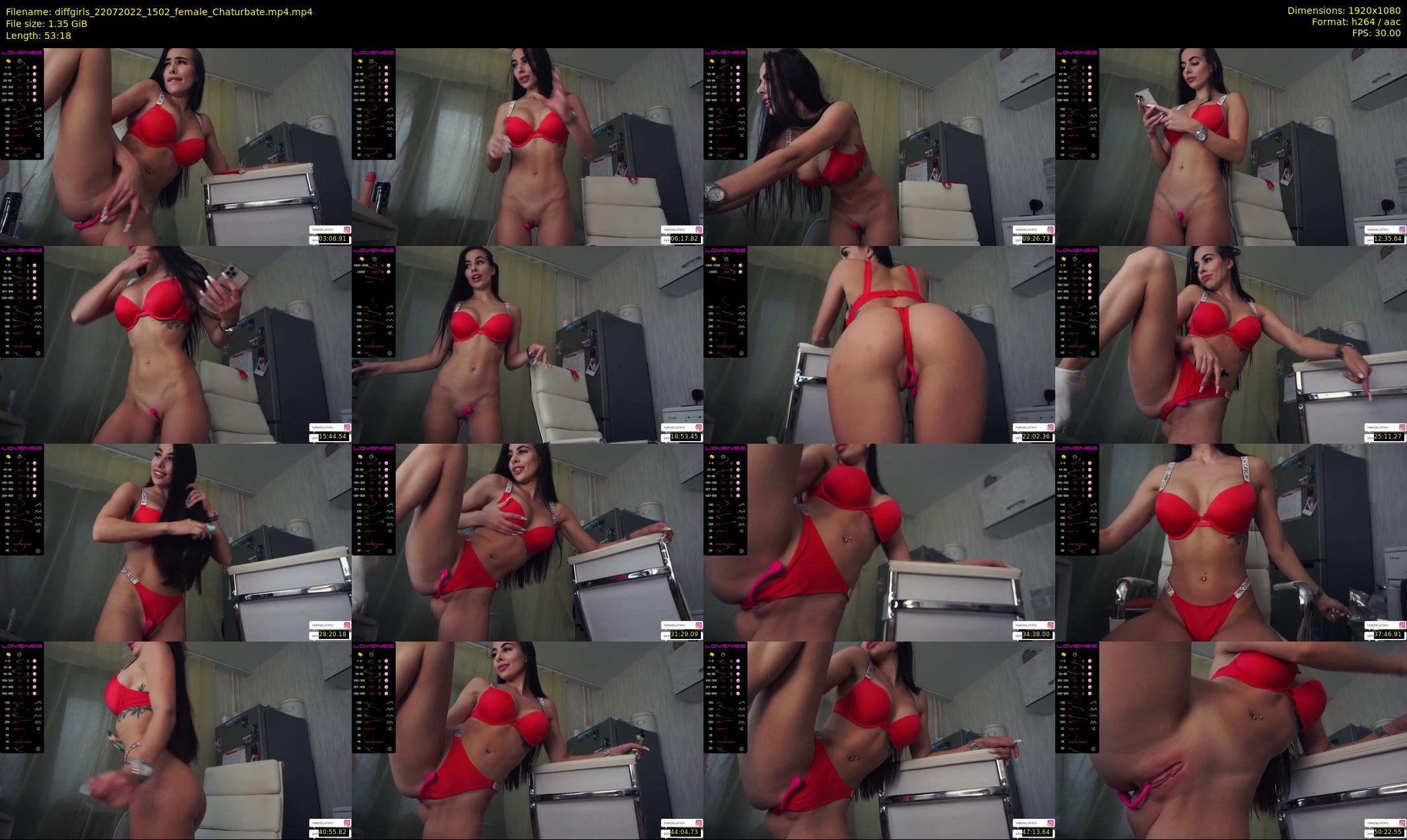 diffgirls — 54 minute Chaturbate female cam show recording, 1080p, Jul 22, 2022