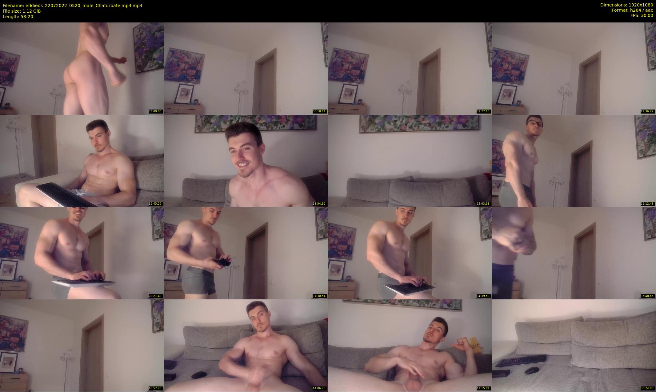 eddieds — 54 minute Chaturbate male cam show recording, 1080p, Jul 22, 2022