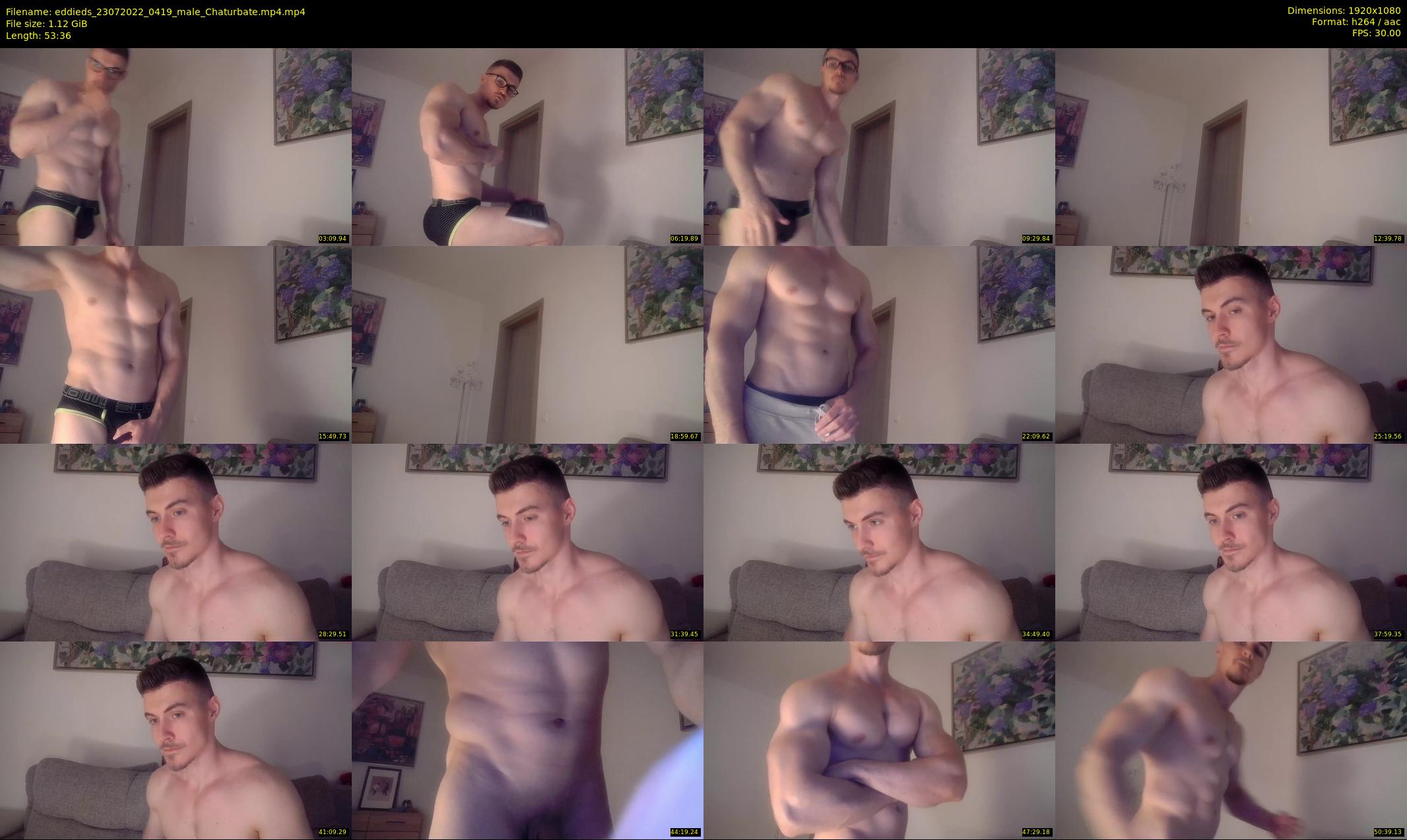 eddieds — 54 minute Chaturbate male cam show recording, 1080p, Jul 23, 2022