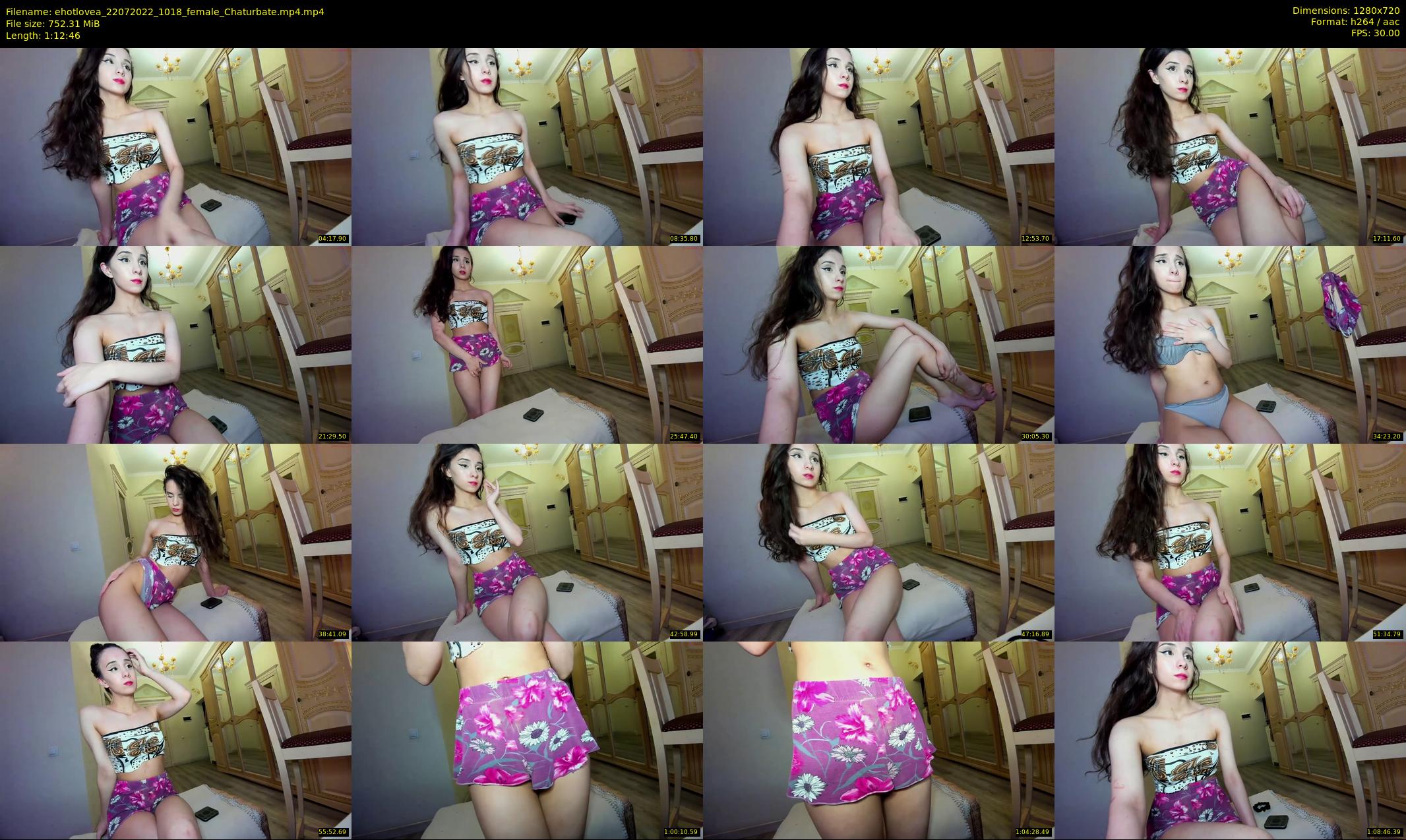 ehotlovea — 73 minute Chaturbate female cam show recording, 720p, Jul 22, 2022