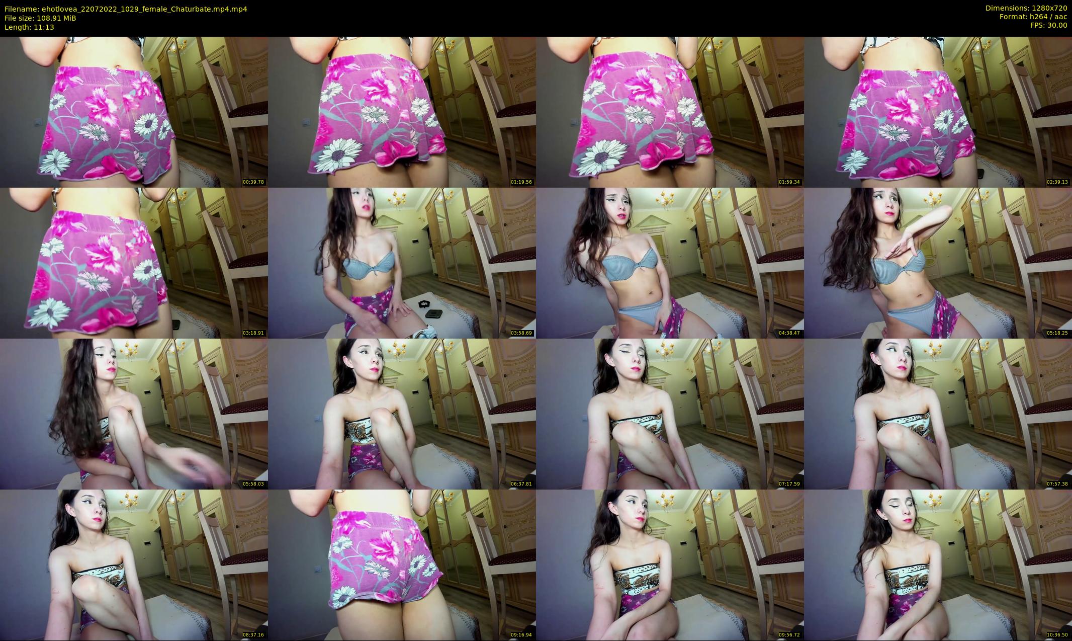 ehotlovea — 12 minute Chaturbate female cam show recording, 720p, Jul 22, 2022