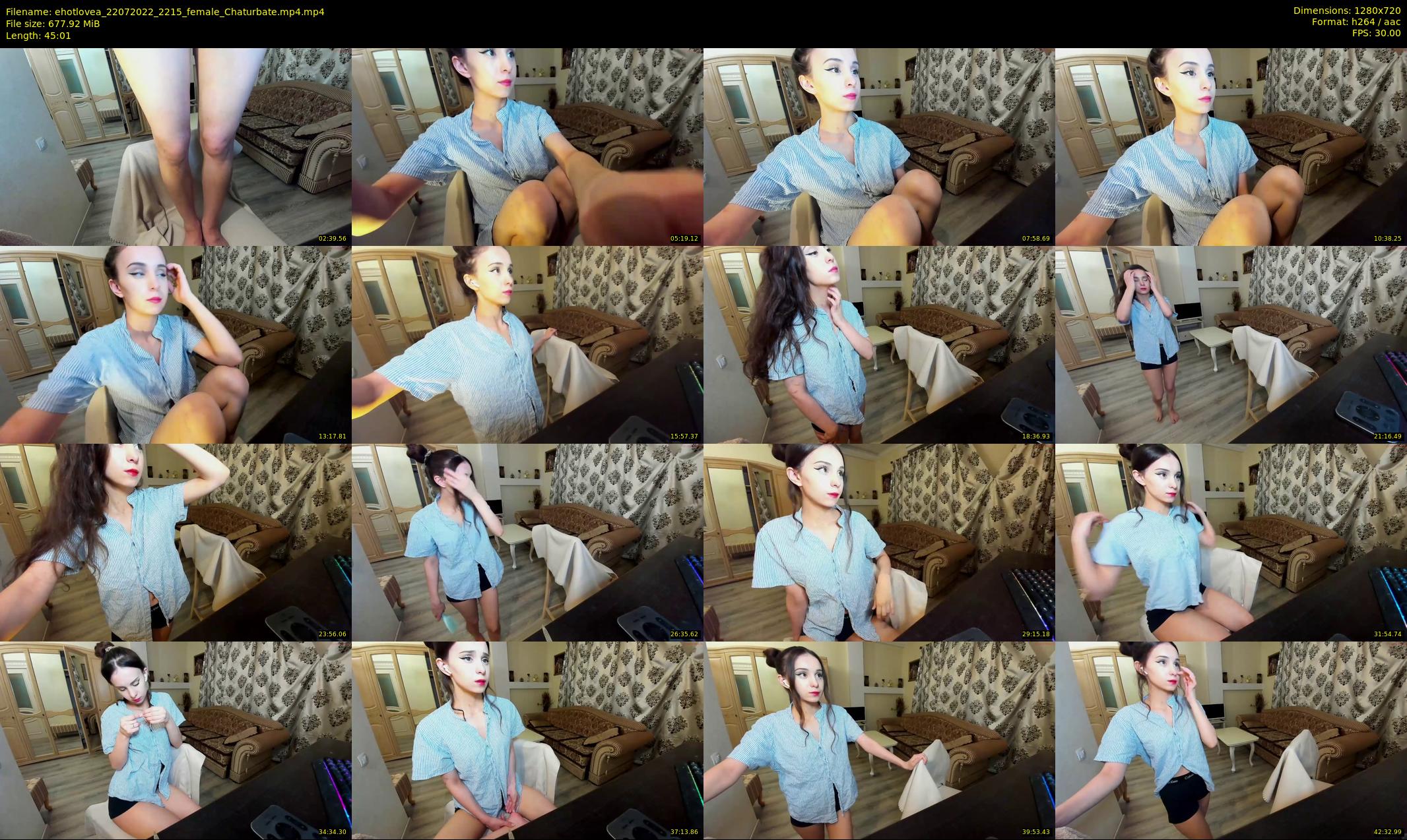 ehotlovea — 46 minute Chaturbate female cam show recording, 720p, Jul 22, 2022