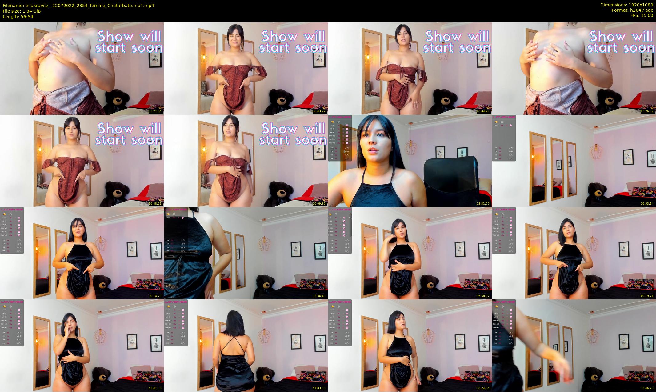 ellakravitz_ — 57 minute Chaturbate female cam show recording, 1080p, Jul 22, 2022