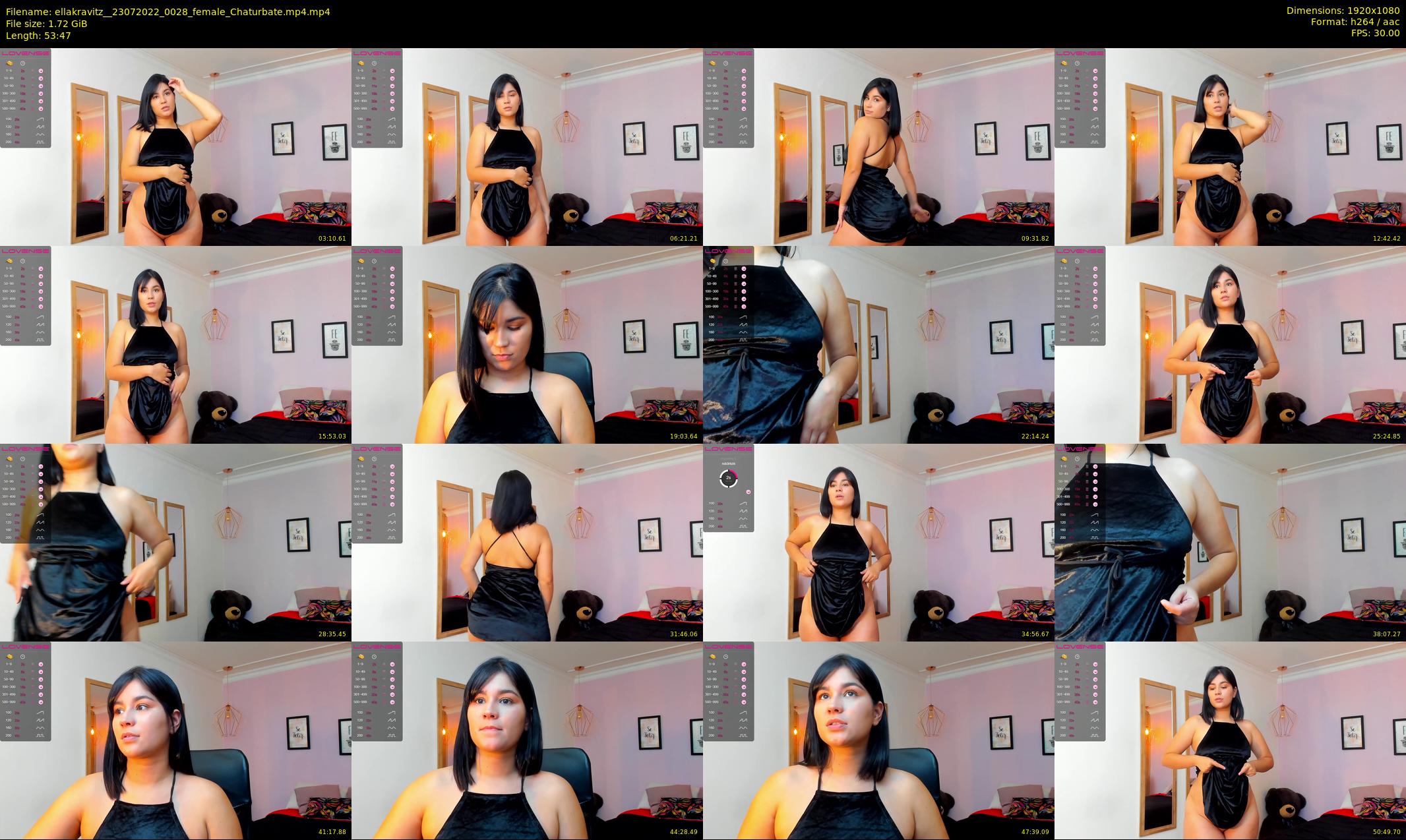 ellakravitz_ — 54 minute Chaturbate female cam show recording, 1080p, Jul 23, 2022