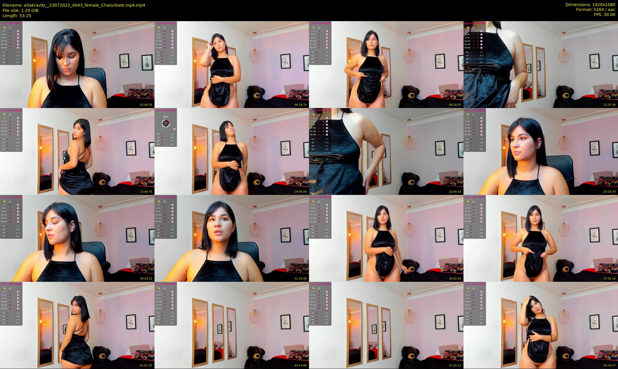 ellakravitz_ — 54 minute Chaturbate female cam show recording, 1080p, Jul 23, 2022